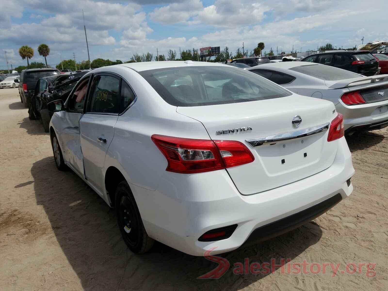 3N1AB7APXKY302698 2019 NISSAN SENTRA