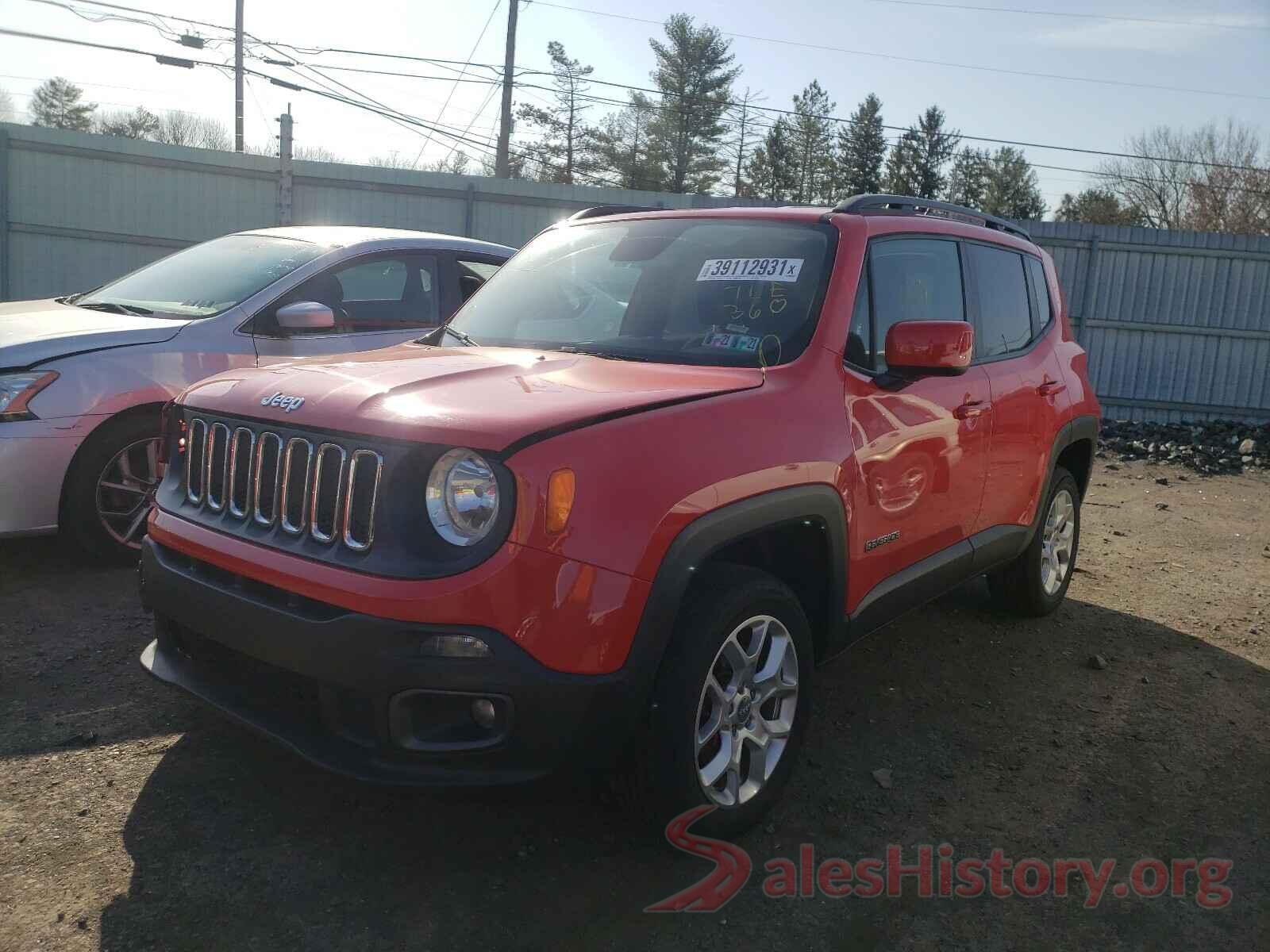 ZACCJBBT1GPD53705 2016 JEEP RENEGADE