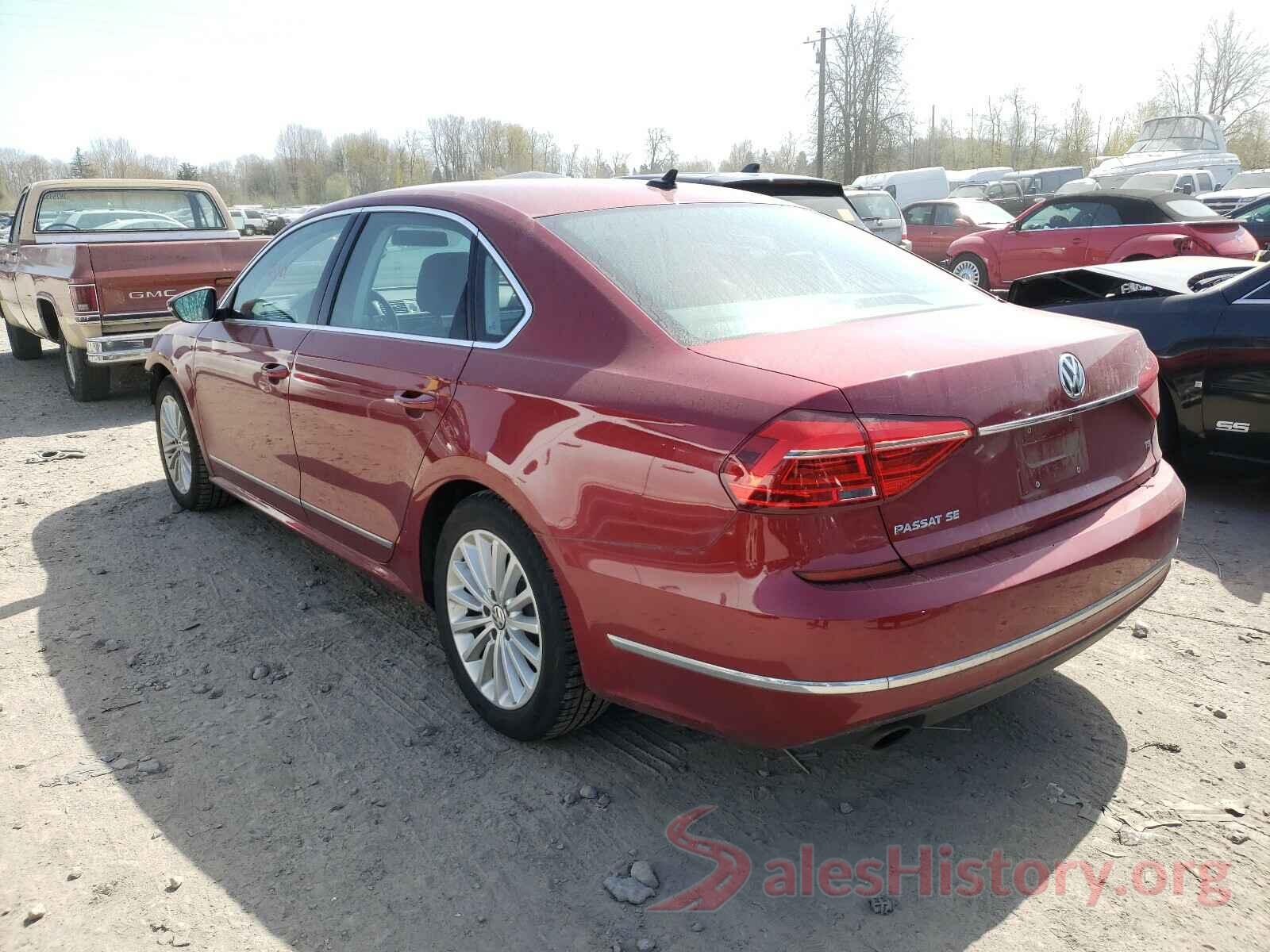 1VWBT7A36GC049906 2016 VOLKSWAGEN PASSAT