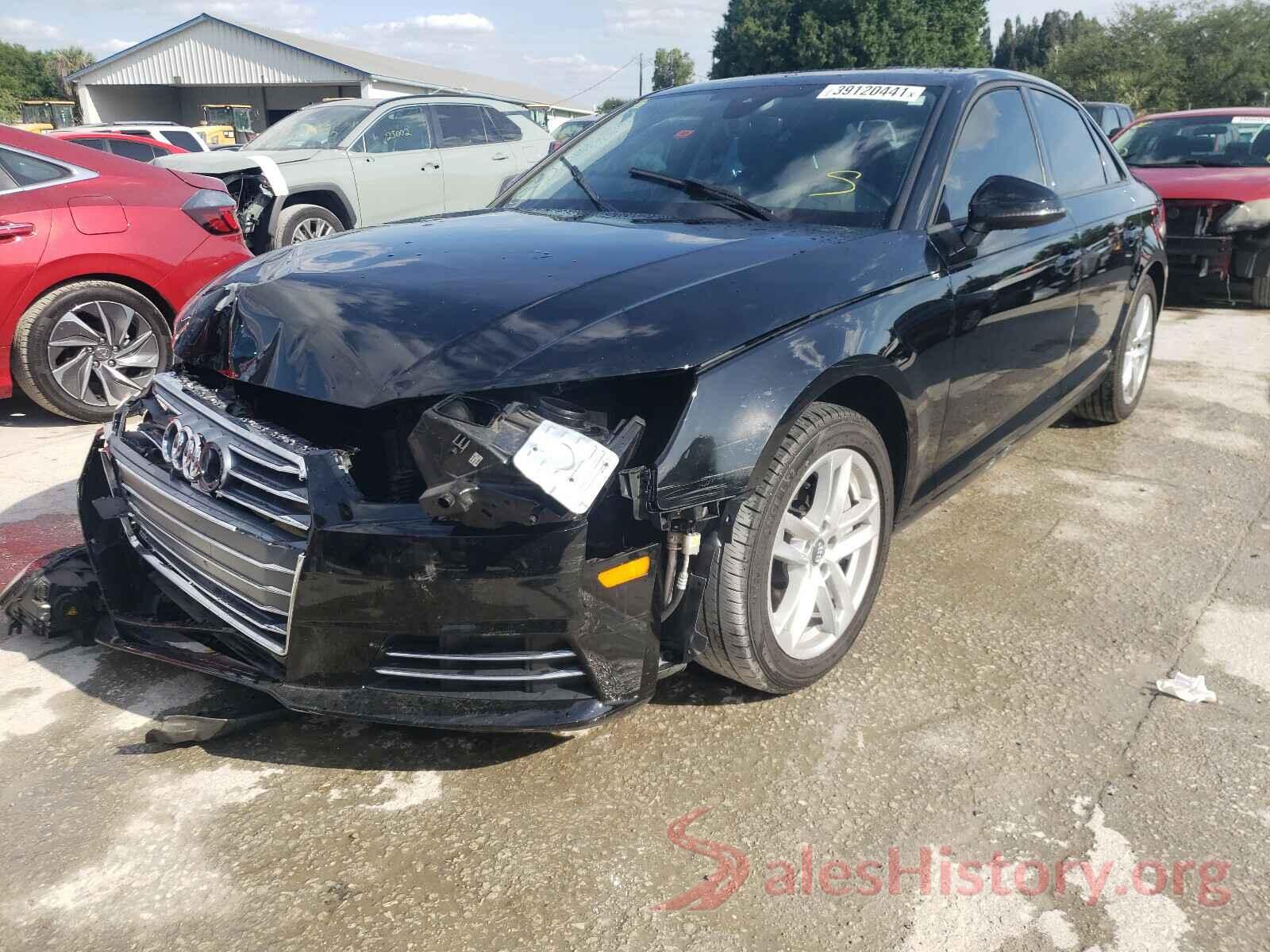 WAUGNAF49HA039155 2017 AUDI A4