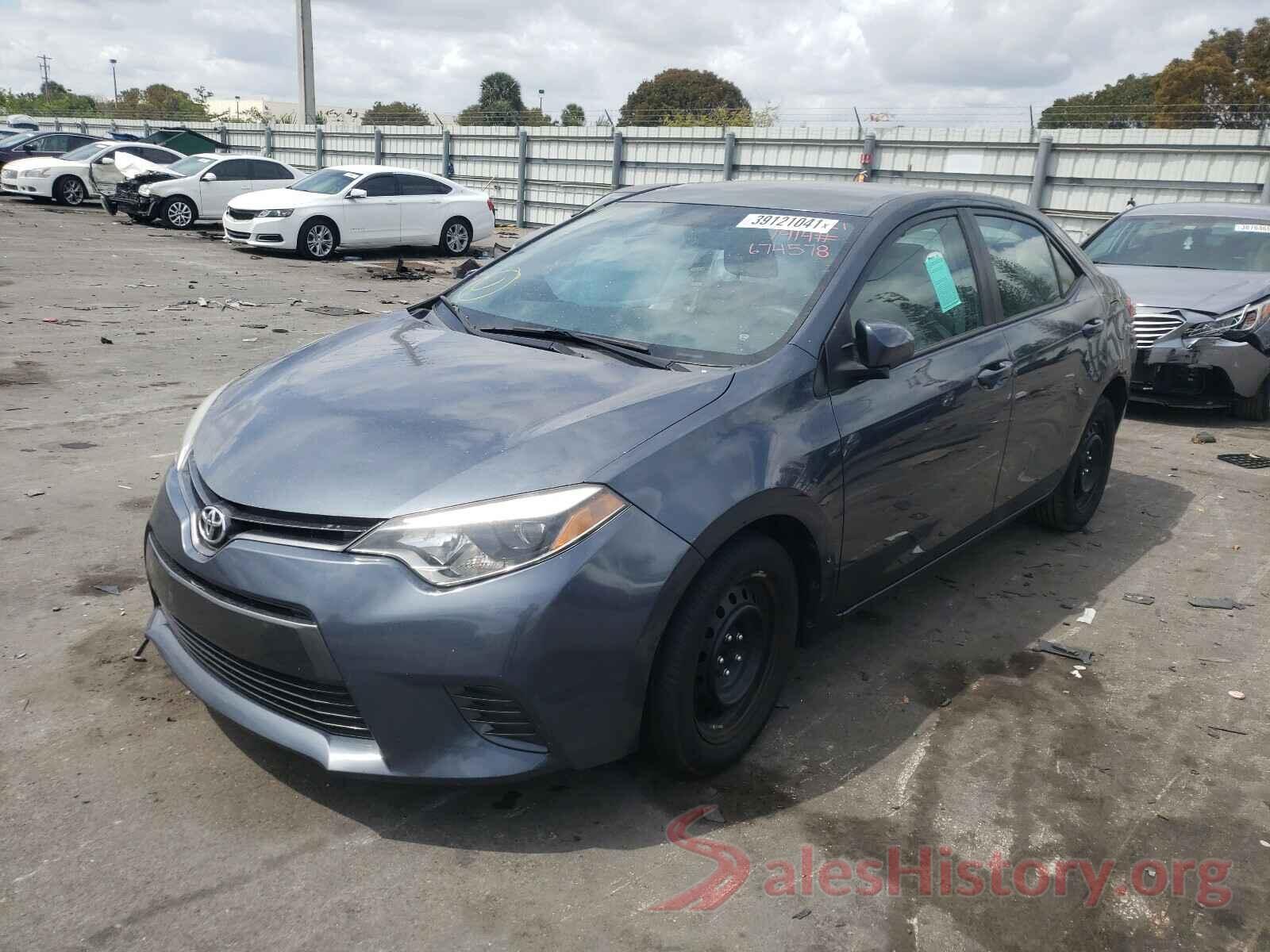 2T1BURHE3GC674578 2016 TOYOTA COROLLA