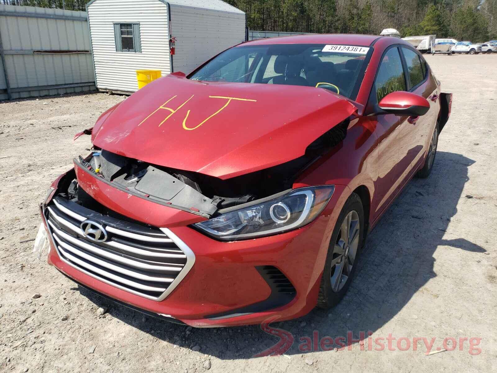 5NPD84LF2HH007614 2017 HYUNDAI ELANTRA