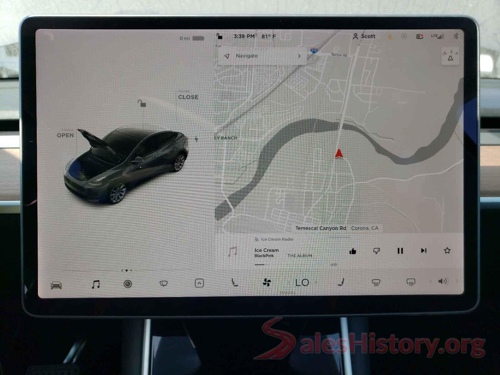 5YJYGDED2MF114140 2021 TESLA MODEL Y