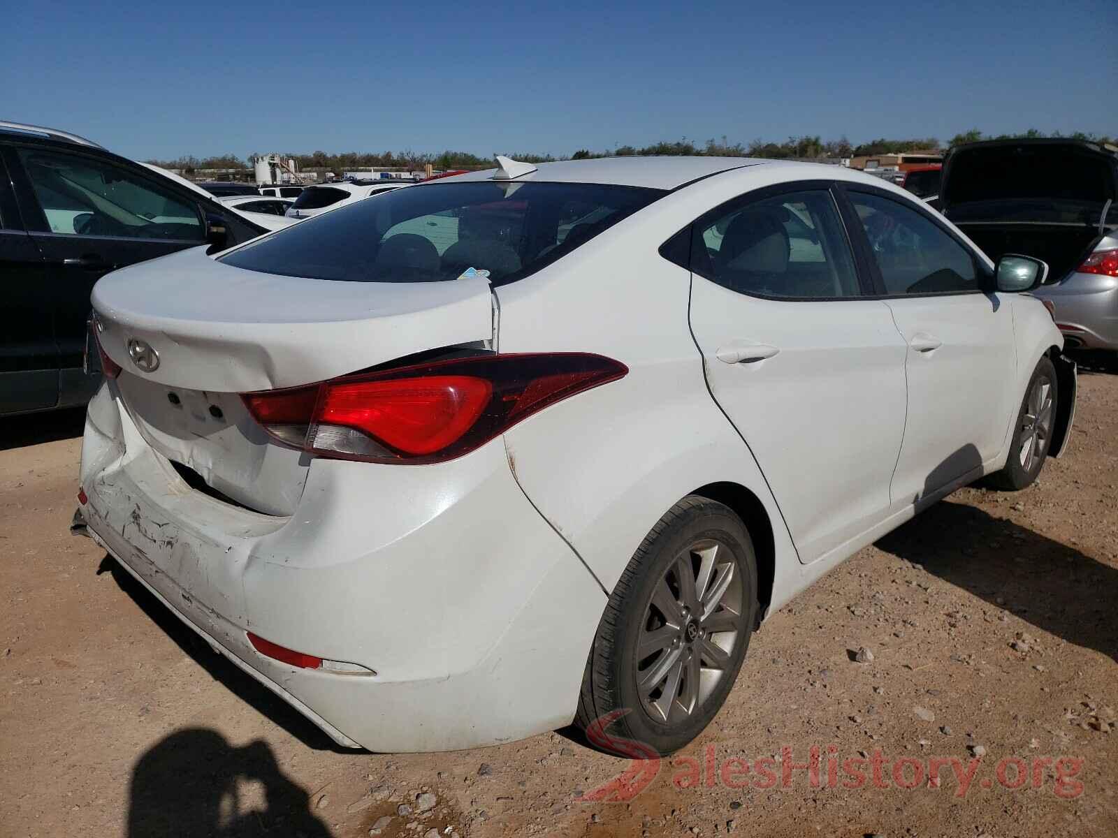 5NPDH4AE5GH699330 2016 HYUNDAI ELANTRA