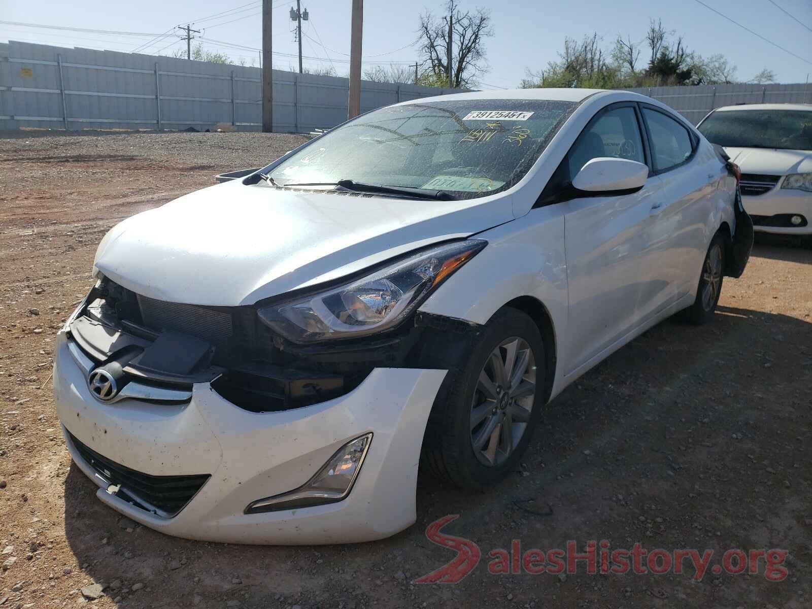 5NPDH4AE5GH699330 2016 HYUNDAI ELANTRA