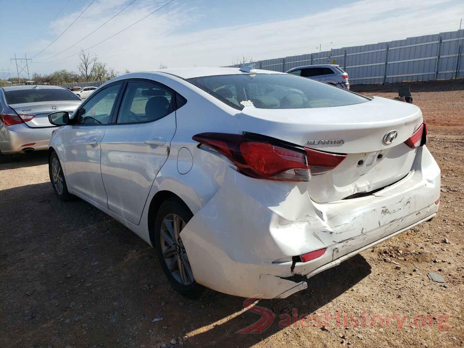 5NPDH4AE5GH699330 2016 HYUNDAI ELANTRA