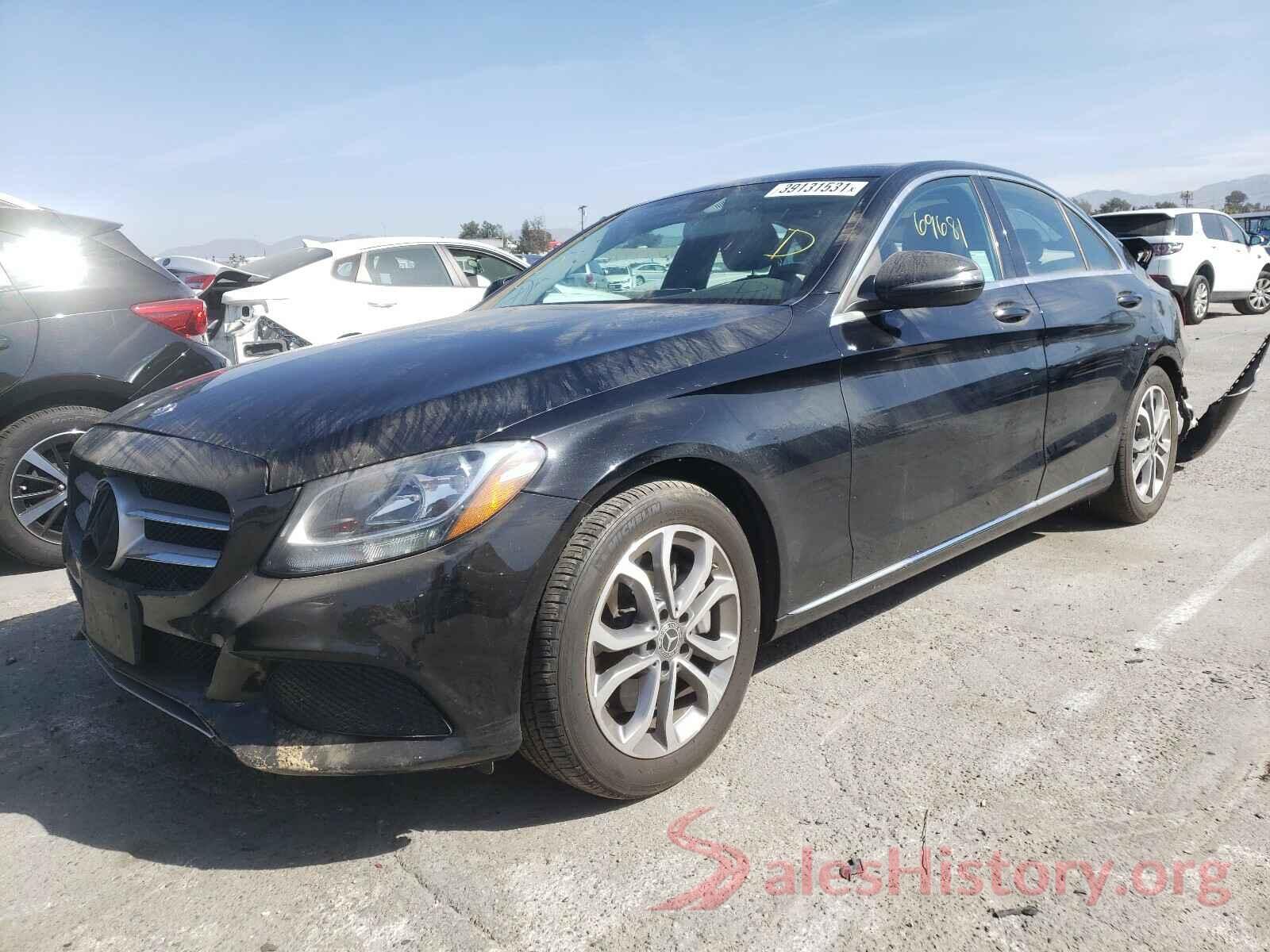 55SWF4JB0HU223974 2017 MERCEDES-BENZ C CLASS