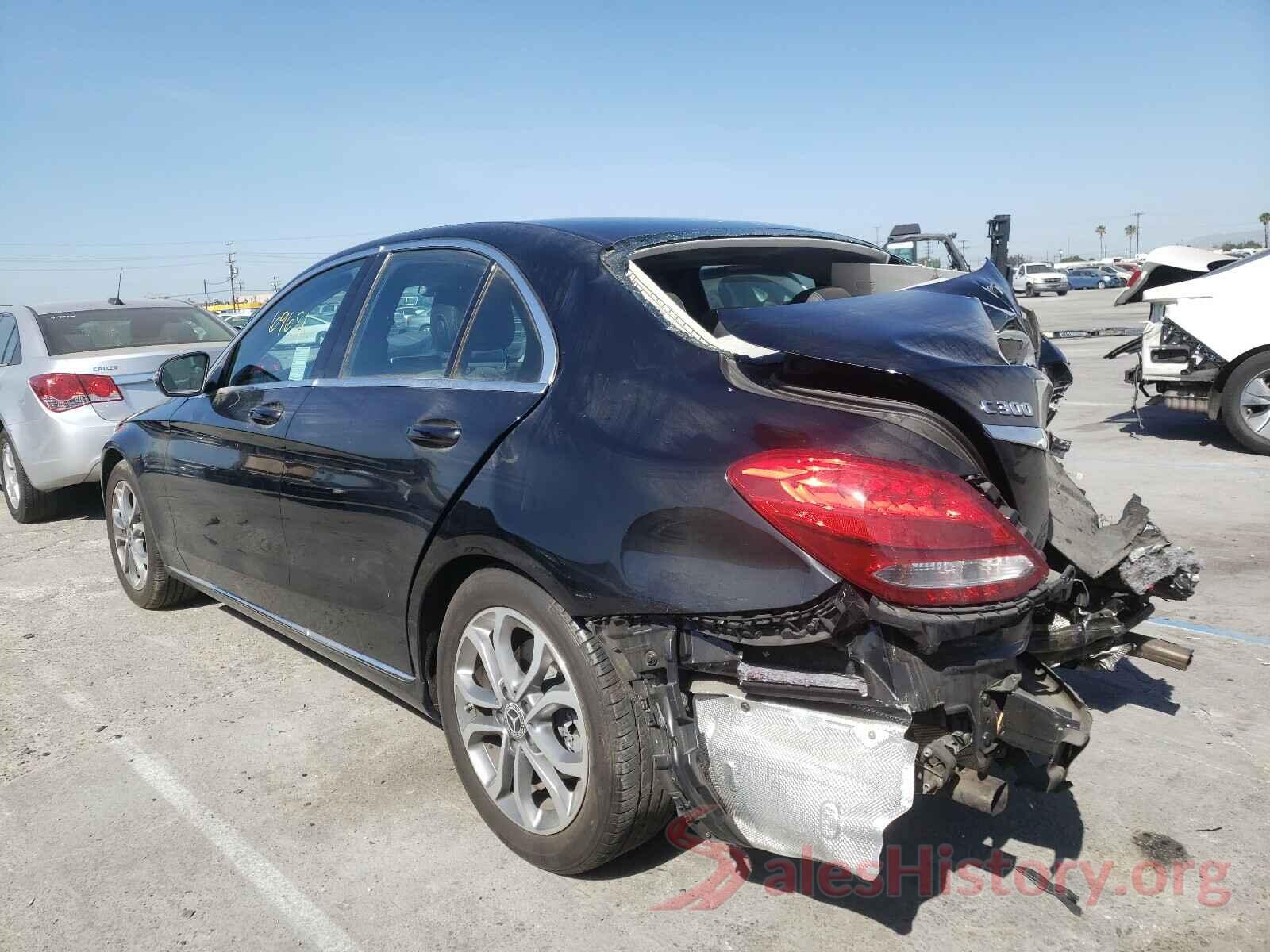 55SWF4JB0HU223974 2017 MERCEDES-BENZ C CLASS