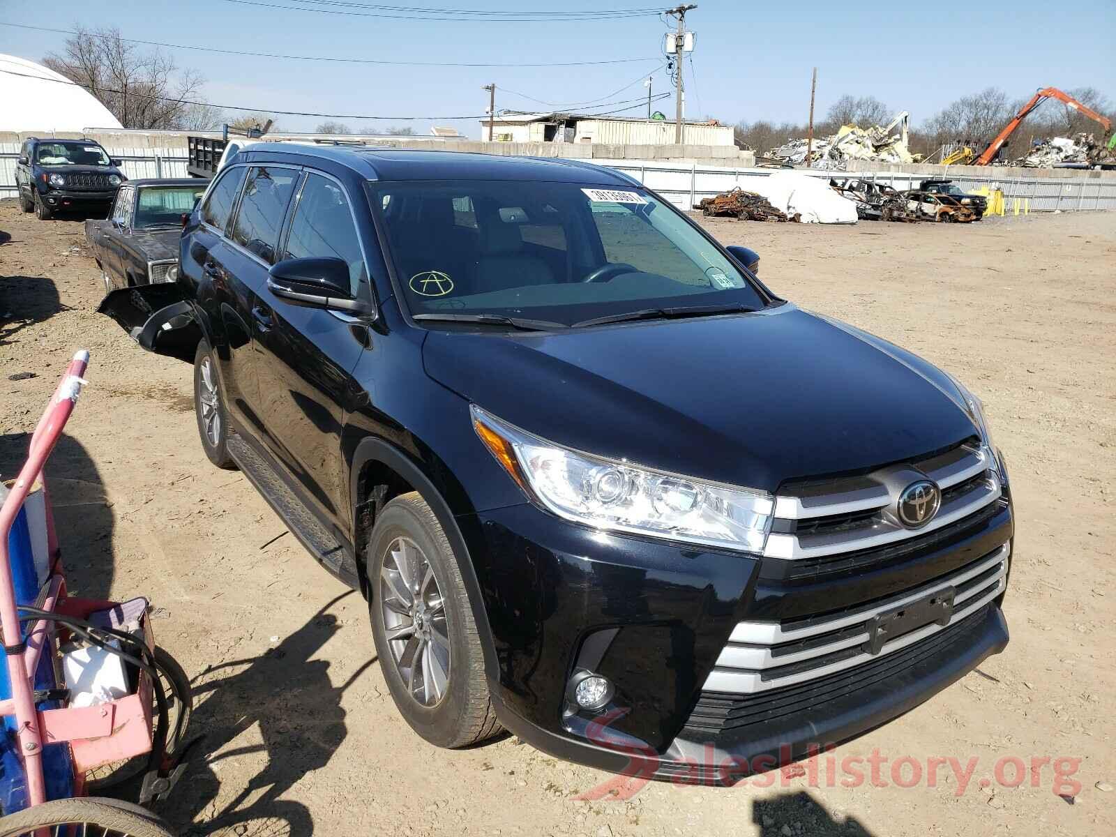 5TDJZRFHXKS585813 2019 TOYOTA HIGHLANDER