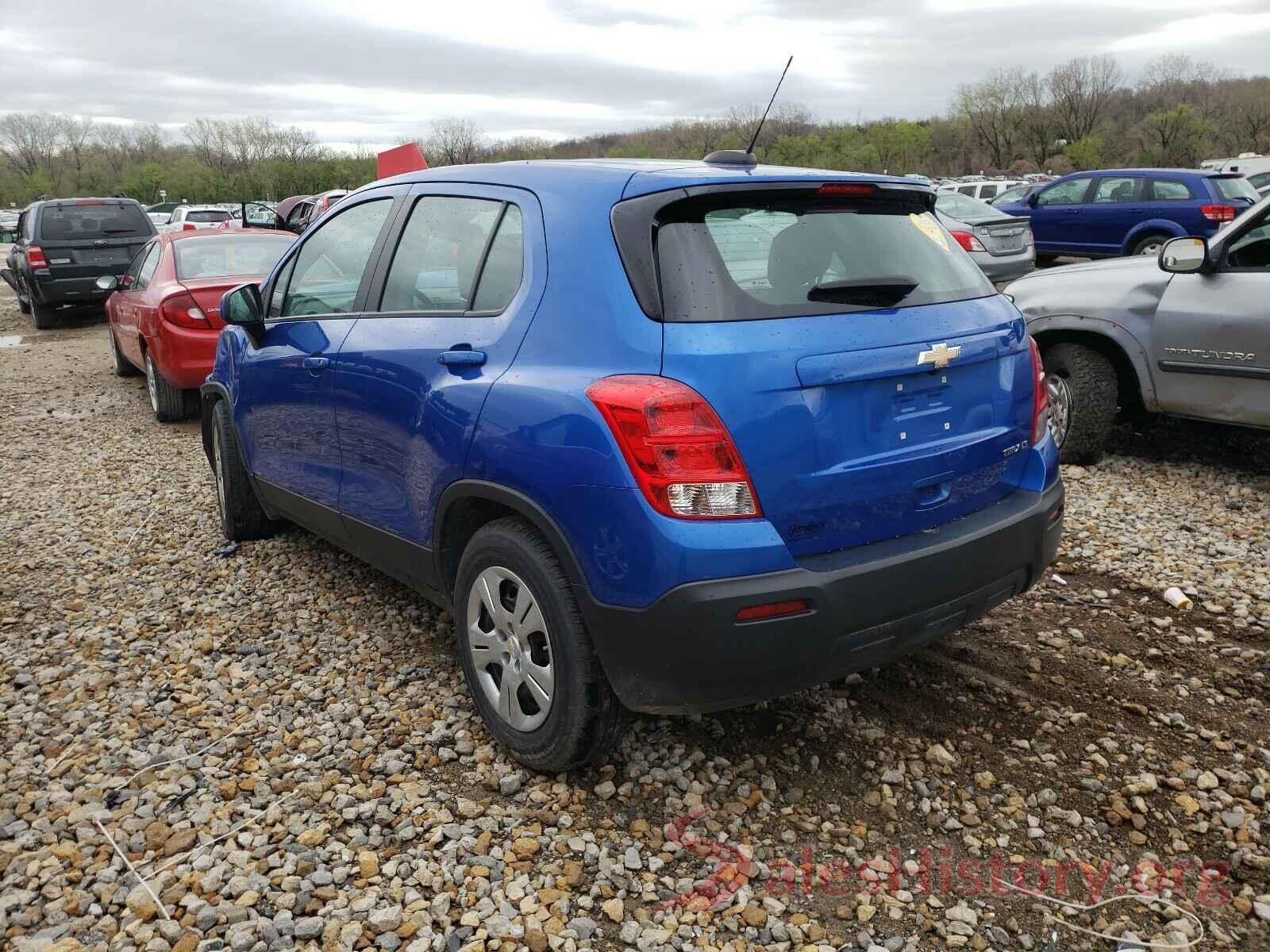 KL7CJKSB3GB758348 2016 CHEVROLET TRAX