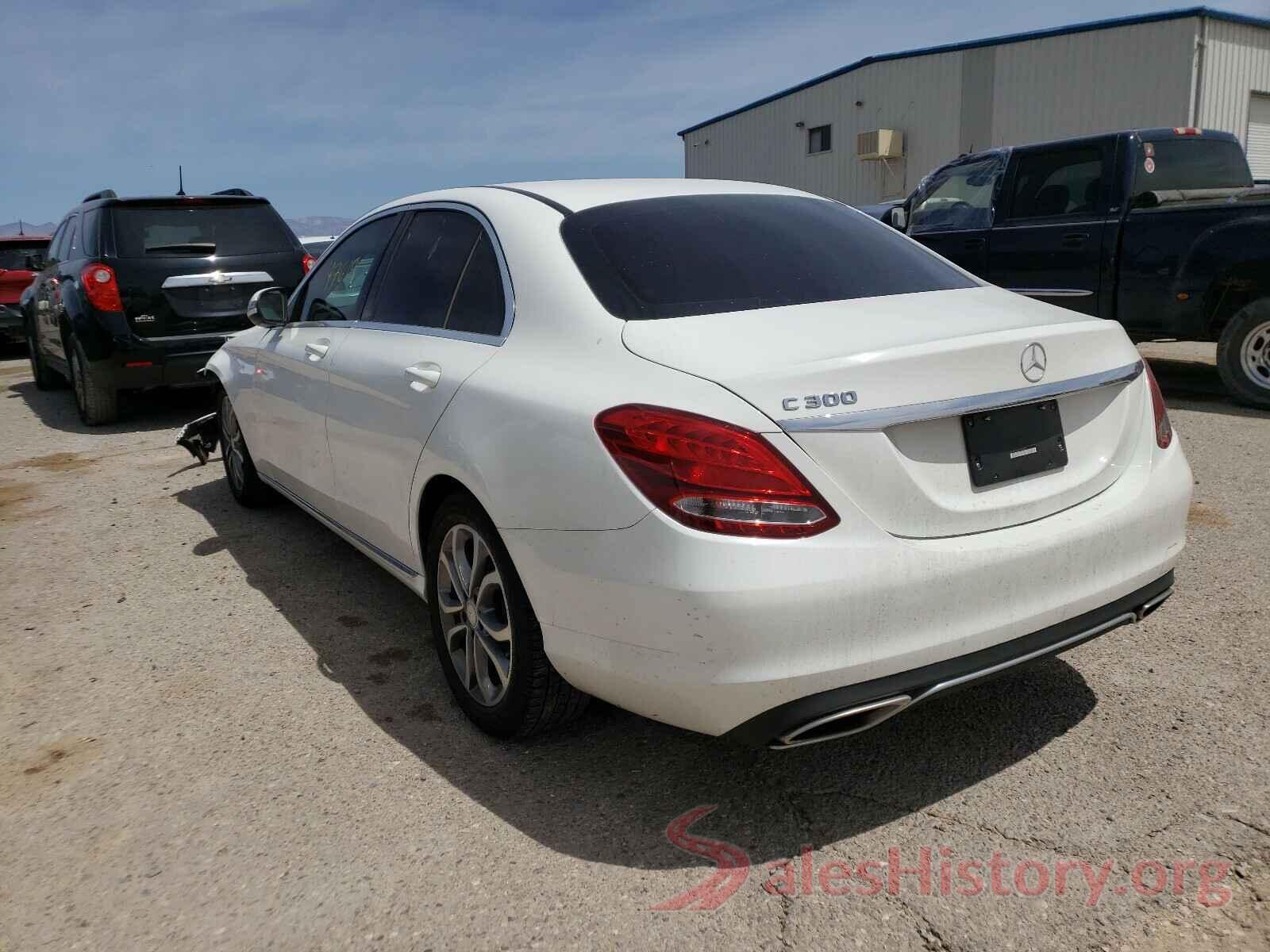 55SWF4JB2HU209039 2017 MERCEDES-BENZ C CLASS