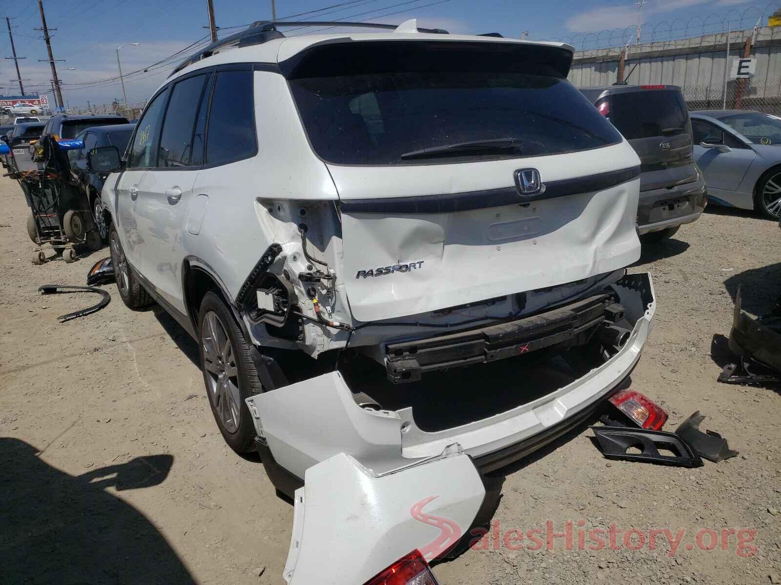 5FNYF7H58KB009317 2019 HONDA PASSPORT