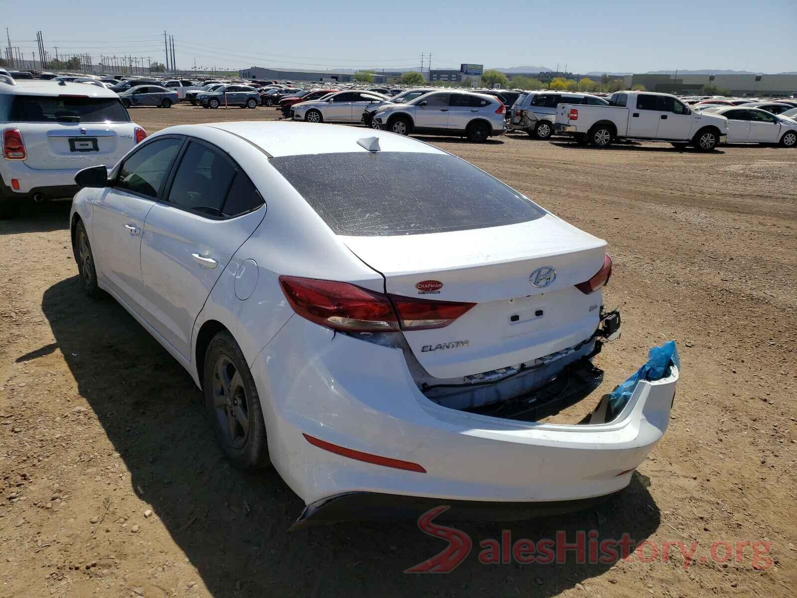 5NPD94LAXJH306775 2018 HYUNDAI ELANTRA