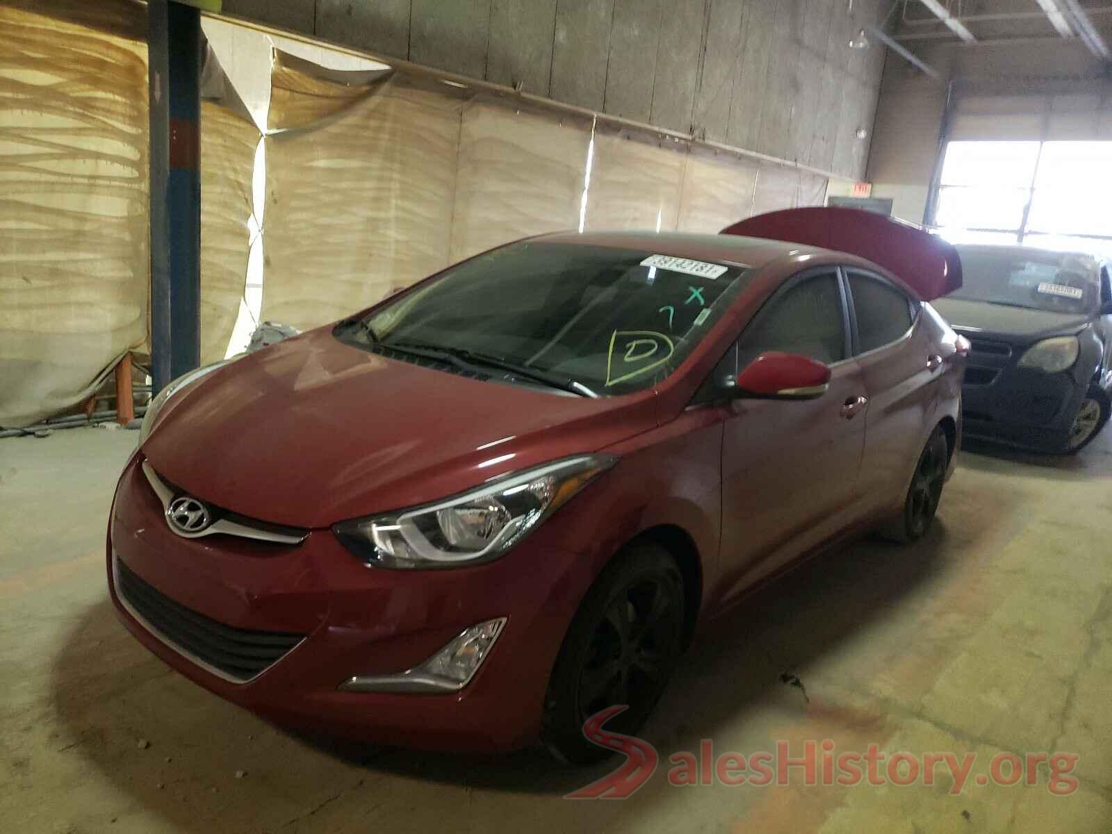 KMHDH4AE1GU584421 2016 HYUNDAI ELANTRA