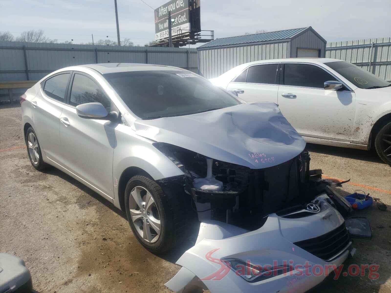 5NPDH4AE3GH723012 2016 HYUNDAI ELANTRA