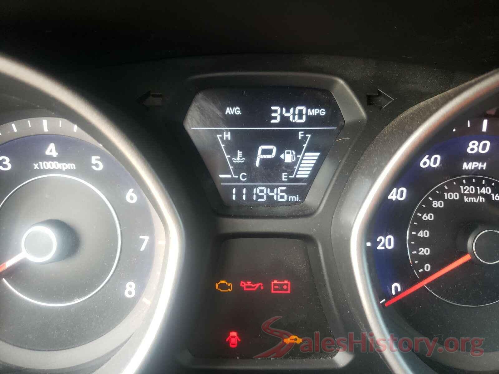 5NPDH4AE3GH723012 2016 HYUNDAI ELANTRA