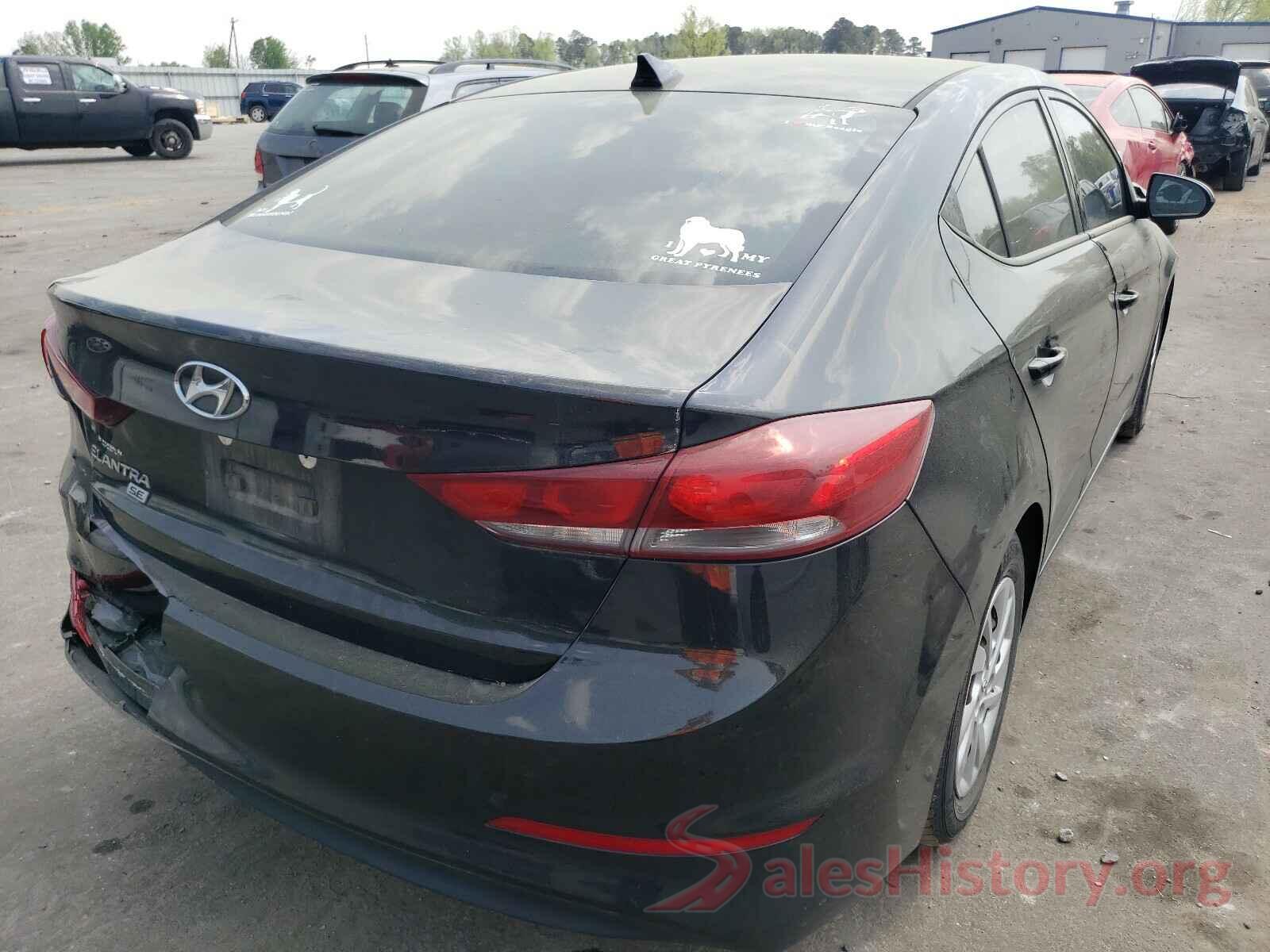 5NPD74LF1HH165283 2017 HYUNDAI ELANTRA