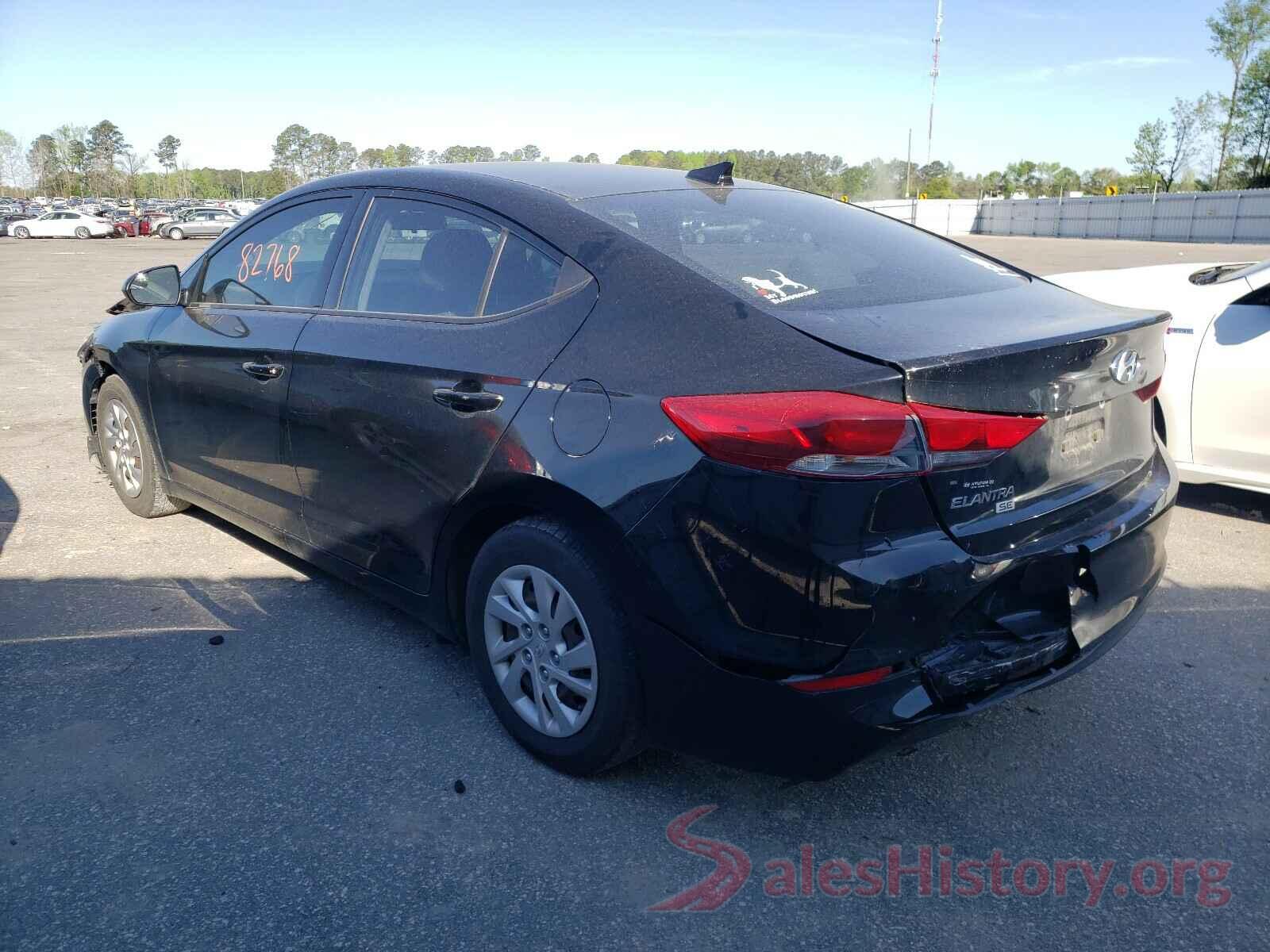 5NPD74LF1HH165283 2017 HYUNDAI ELANTRA