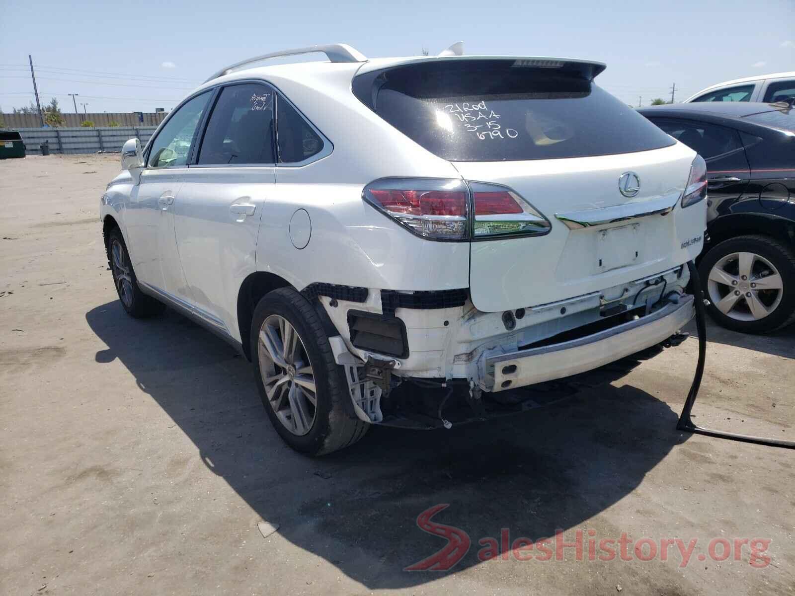 2T2ZK1BA6FC197358 2015 LEXUS RX350