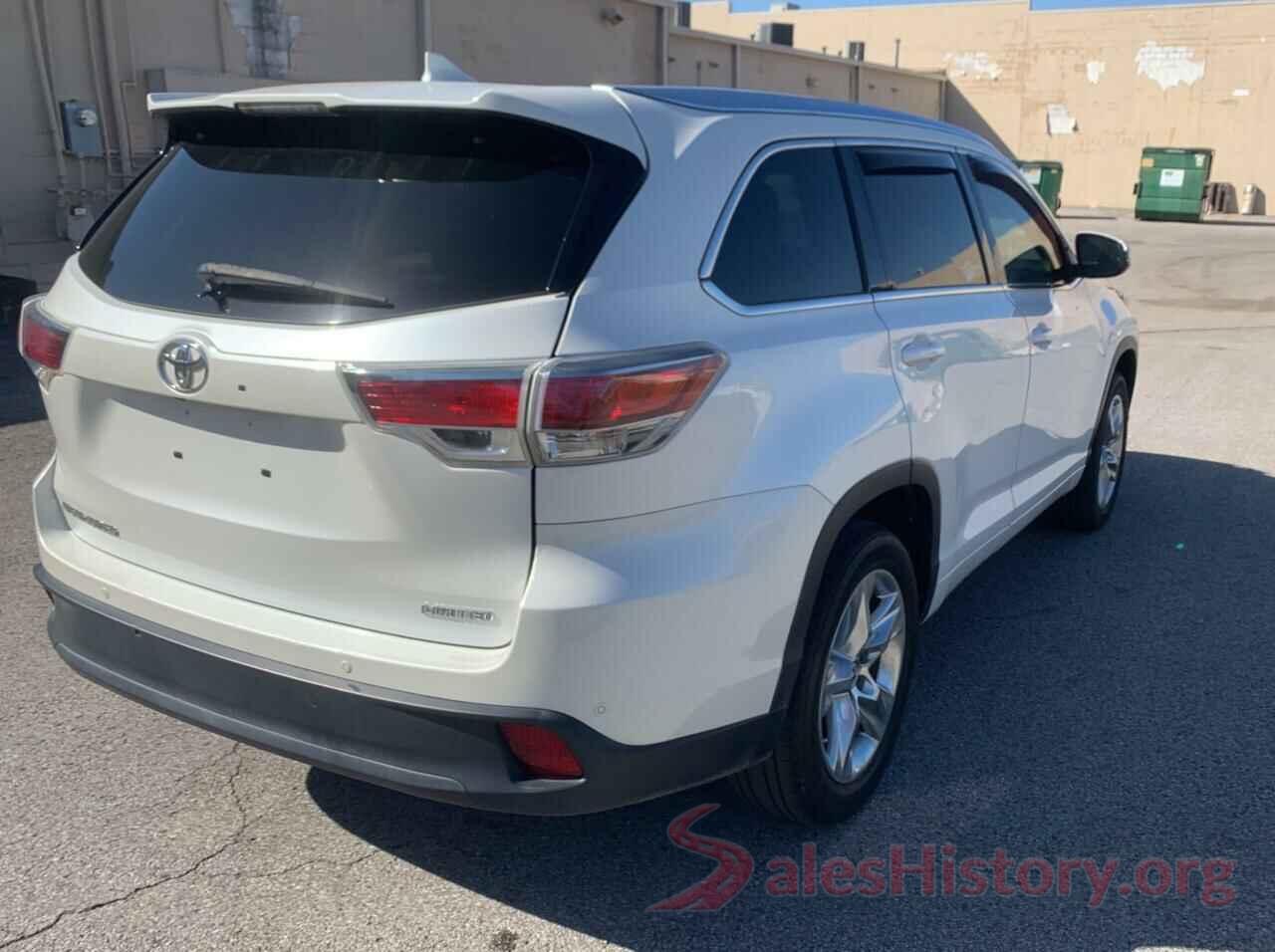 5TDYKRFH3GS150741 2016 TOYOTA HIGHLANDER