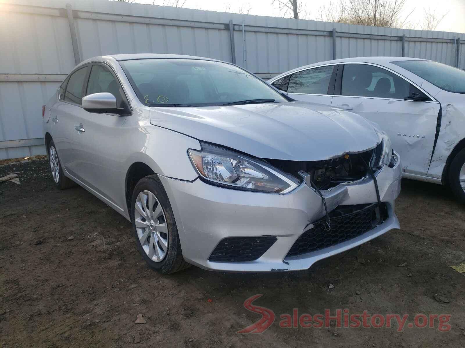 3N1AB7AP7KY338722 2019 NISSAN SENTRA