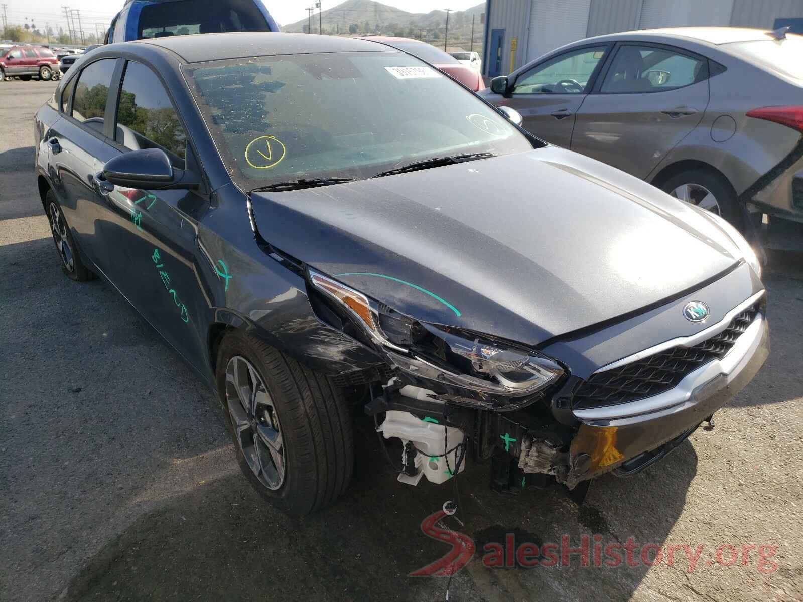 3KPF24AD8ME273407 2021 KIA FORTE