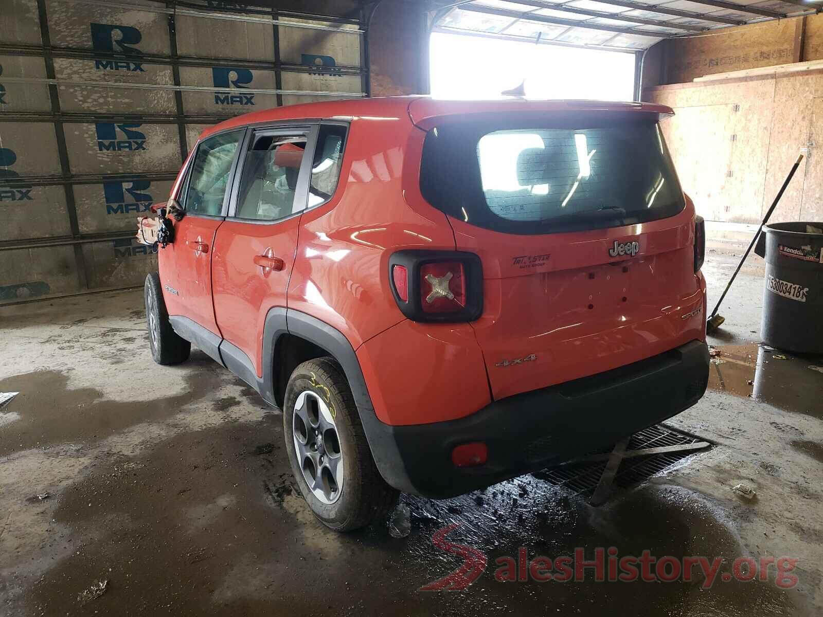 ZACCJBAT8GPD14160 2016 JEEP RENEGADE