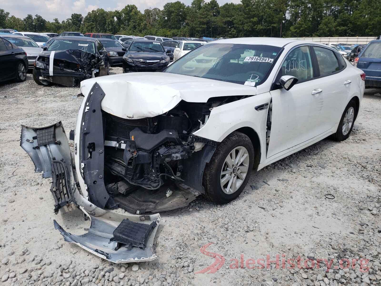 KNAGT4L32G5087283 2016 KIA OPTIMA