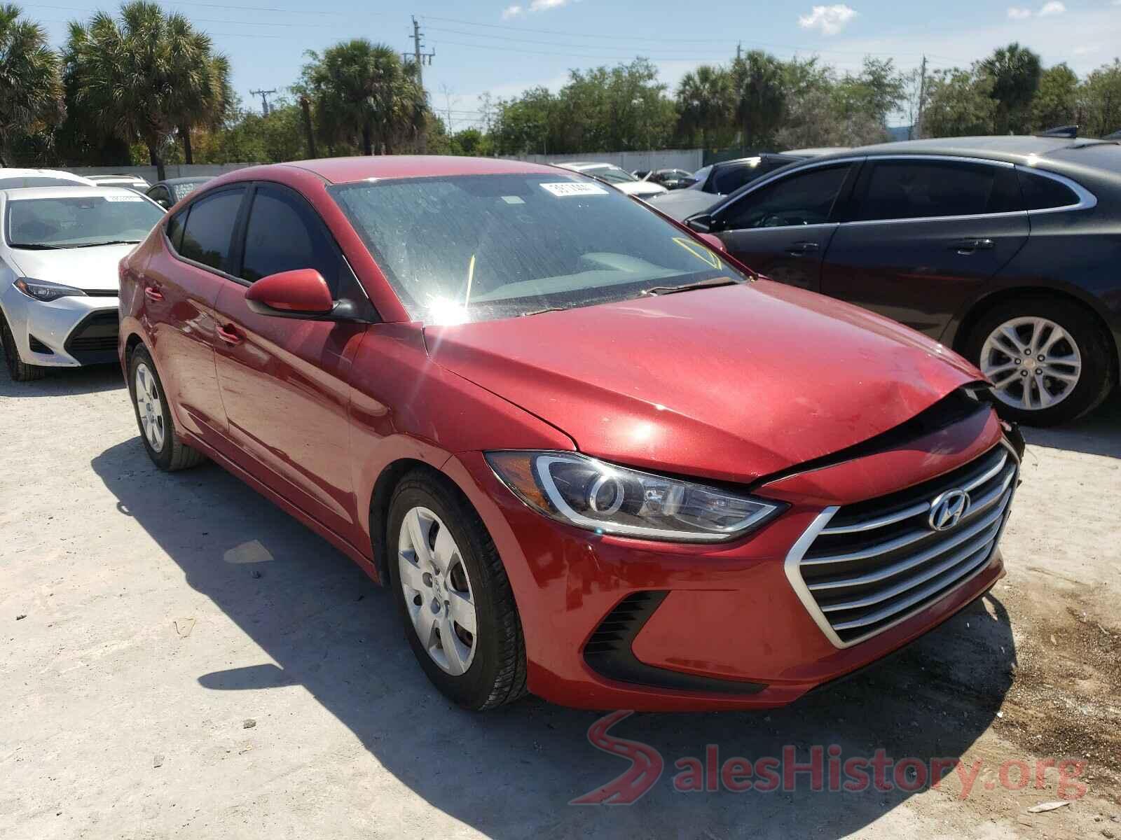 5NPD84LF7HH115873 2017 HYUNDAI ELANTRA