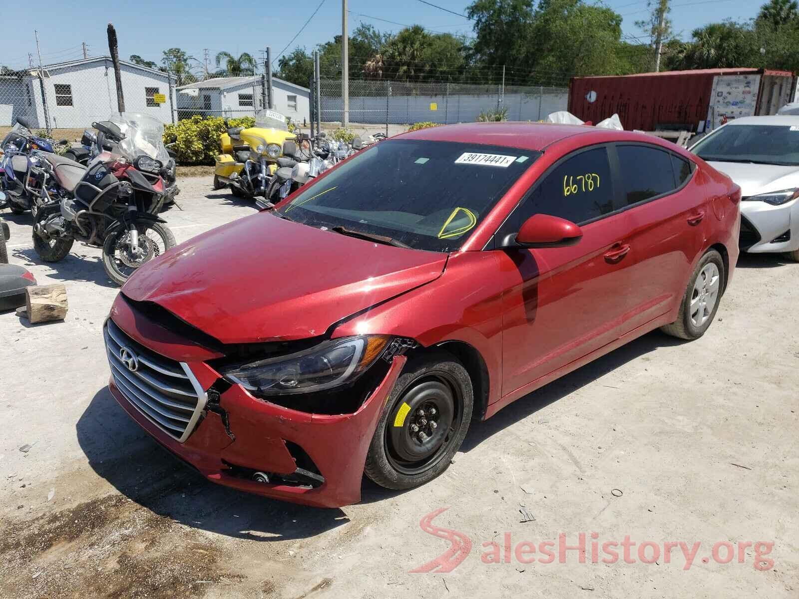 5NPD84LF7HH115873 2017 HYUNDAI ELANTRA