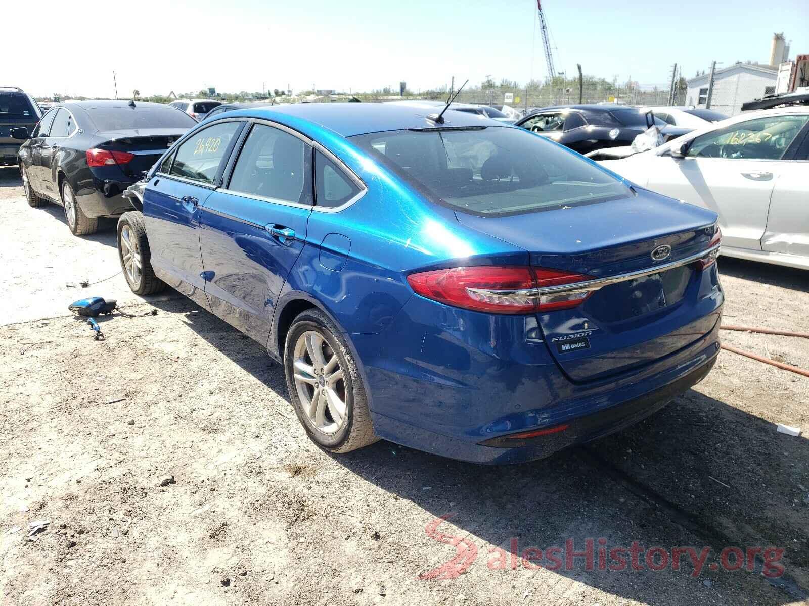 3FA6P0HD8JR160809 2018 FORD FUSION