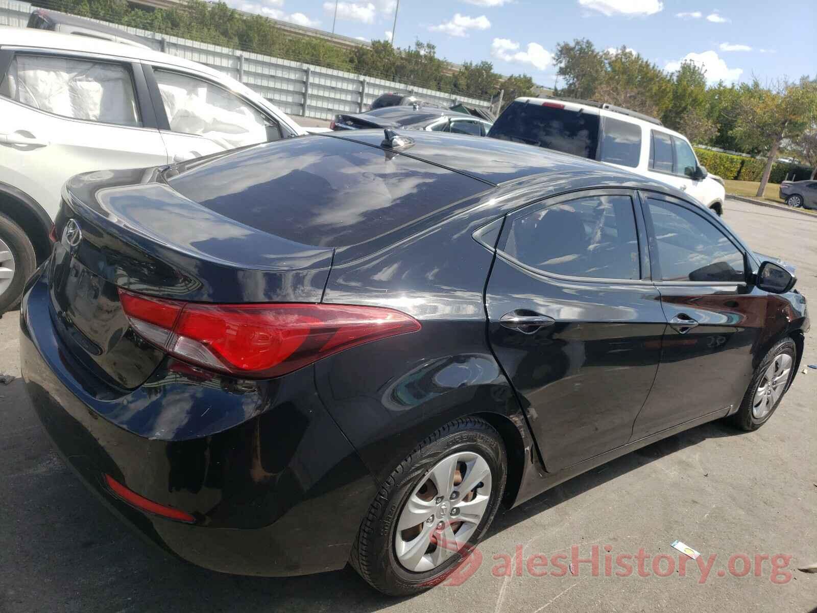 KMHDH4AE3GU573727 2016 HYUNDAI ELANTRA