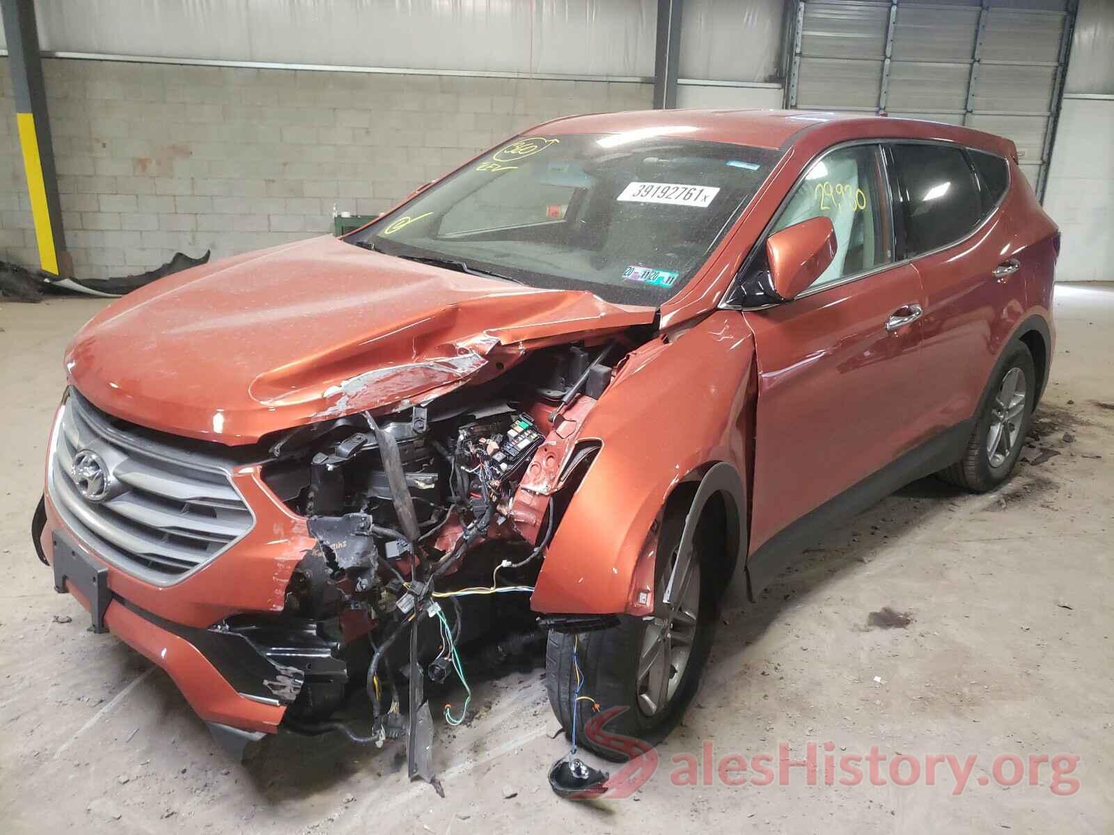 5XYZTDLB1HG395525 2017 HYUNDAI SANTA FE