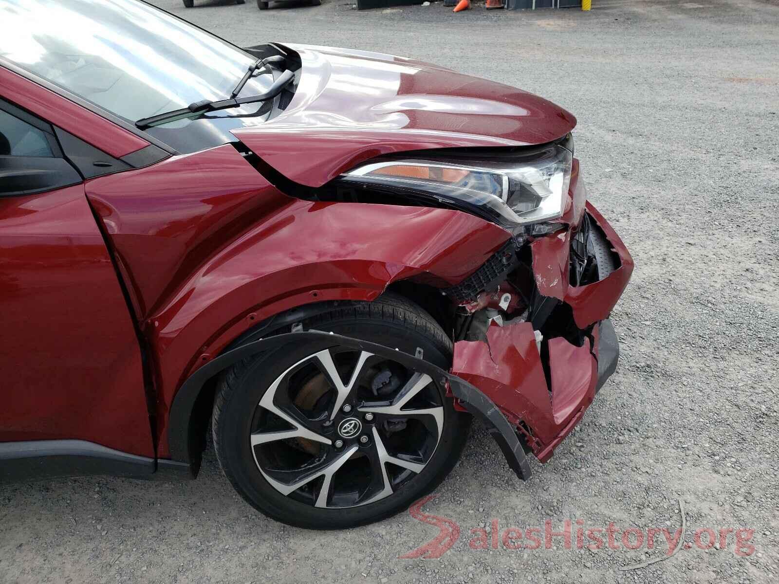 NMTKHMBX5JR001581 2018 TOYOTA C-HR