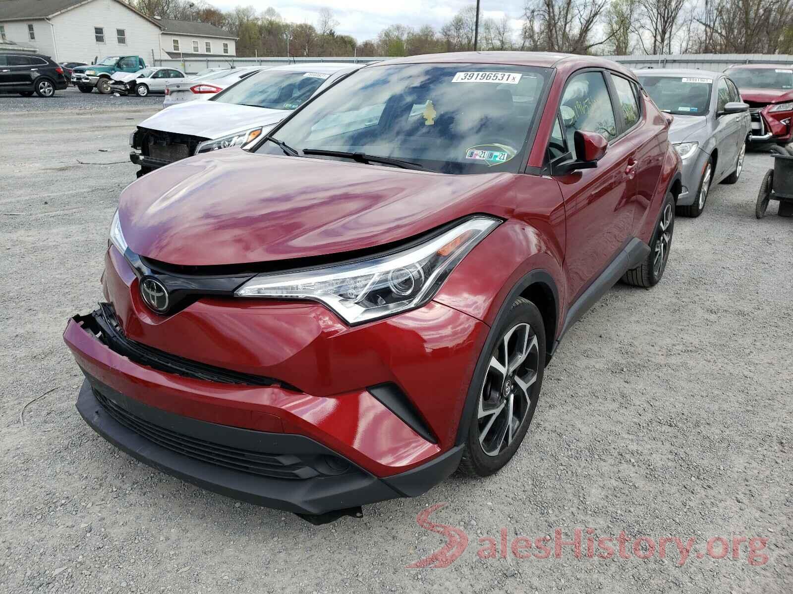 NMTKHMBX5JR001581 2018 TOYOTA C-HR