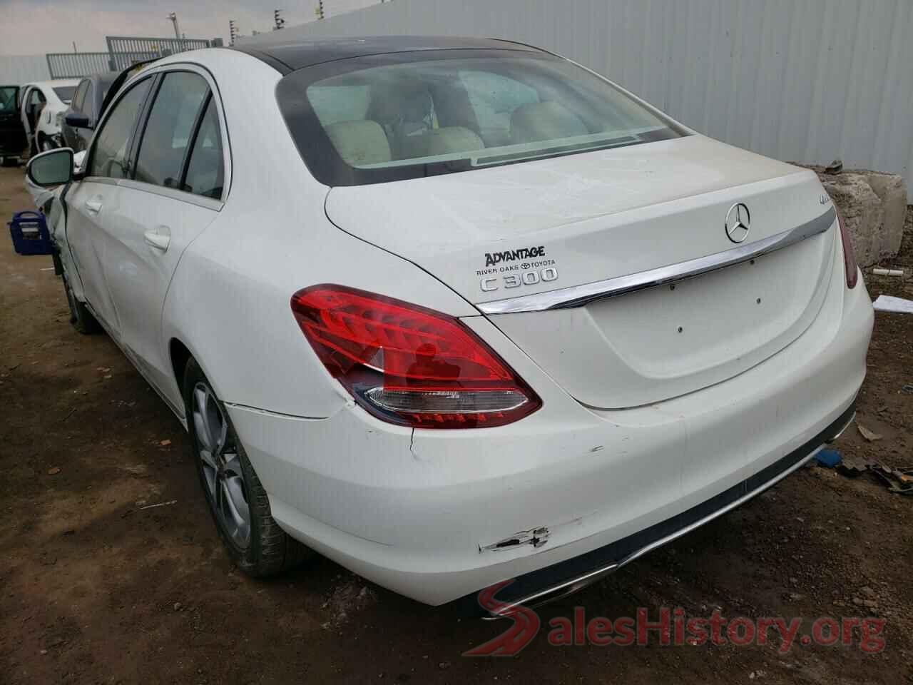 55SWF4KBXHU217937 2017 MERCEDES-BENZ C-CLASS