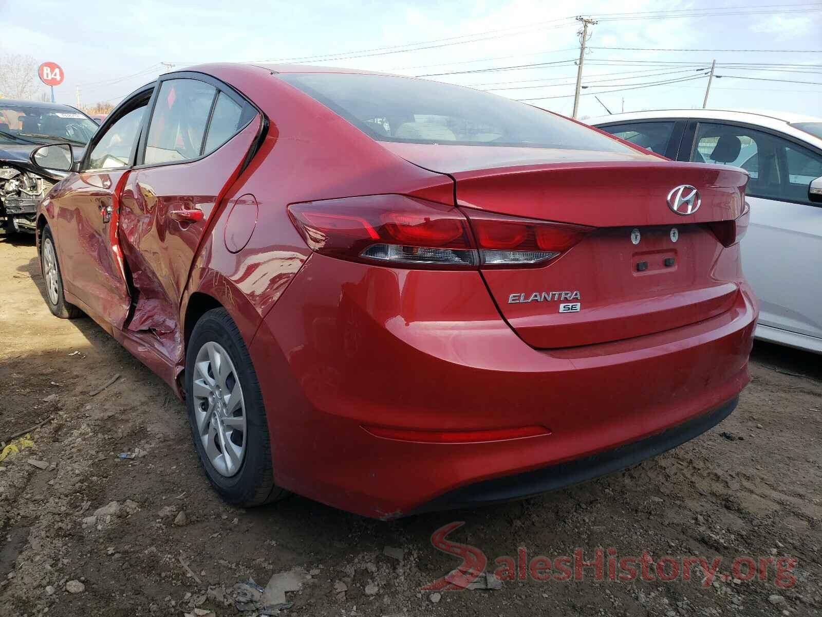 5NPD74LF4JH353592 2018 HYUNDAI ELANTRA