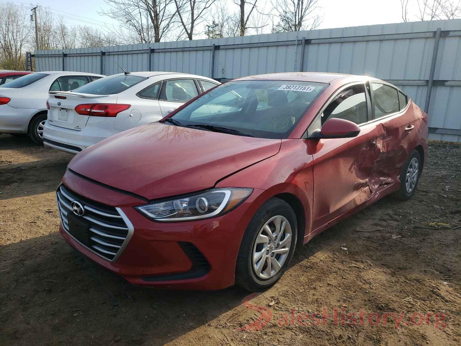 5NPD74LF4JH353592 2018 HYUNDAI ELANTRA