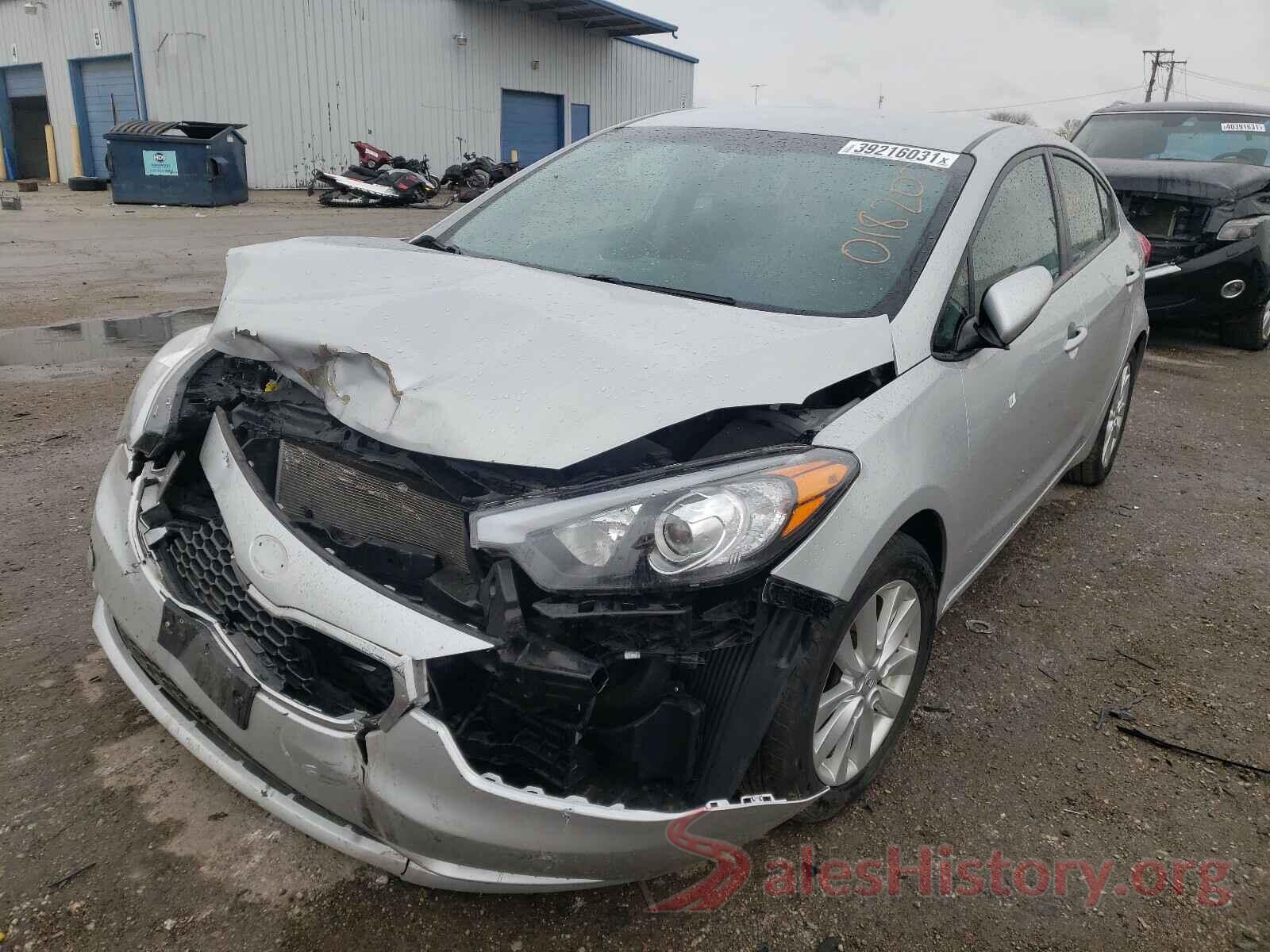 KNAFX4A6XG5582179 2016 KIA FORTE