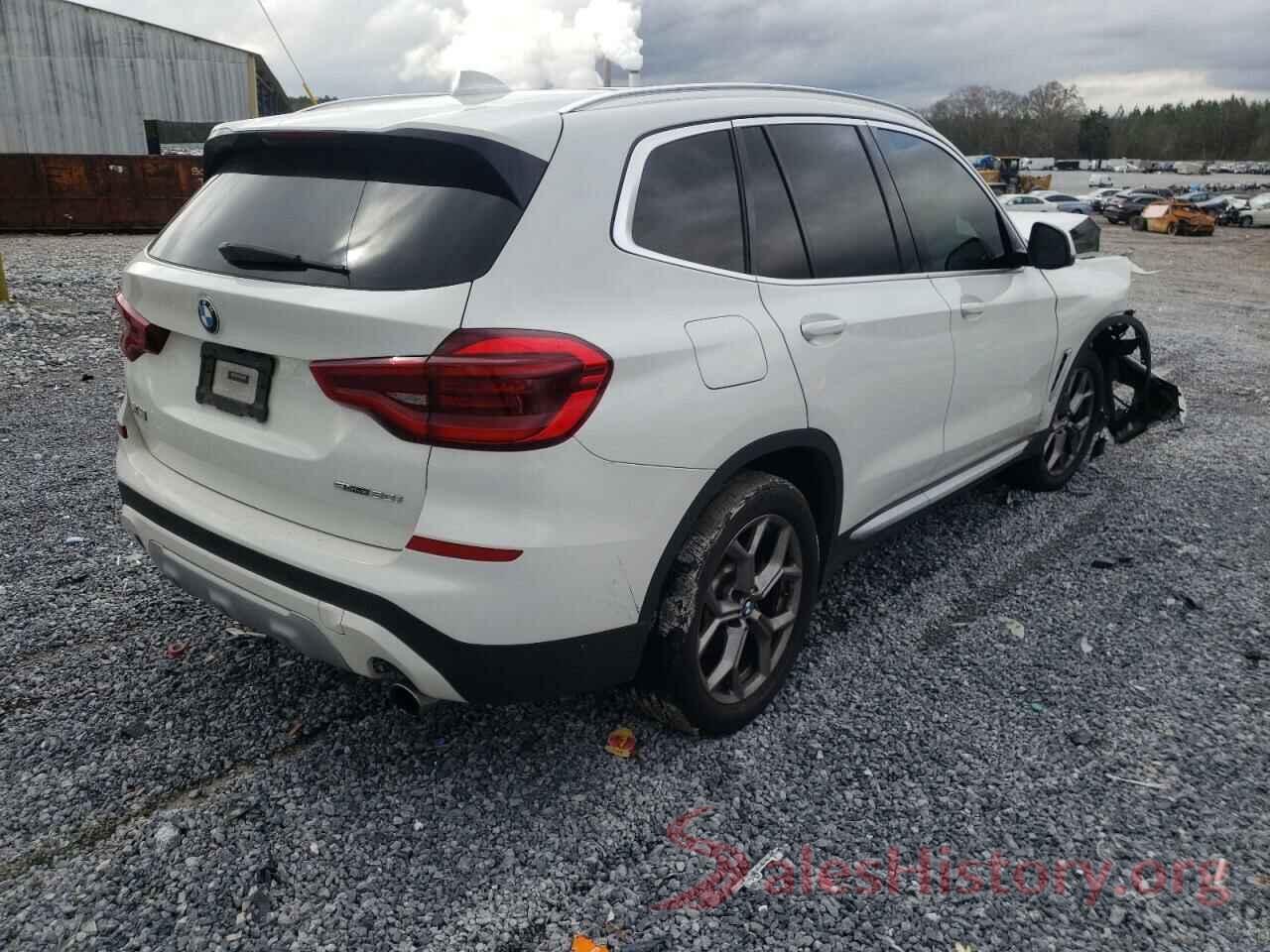 5UXTY3C09M9D87864 2021 BMW X3