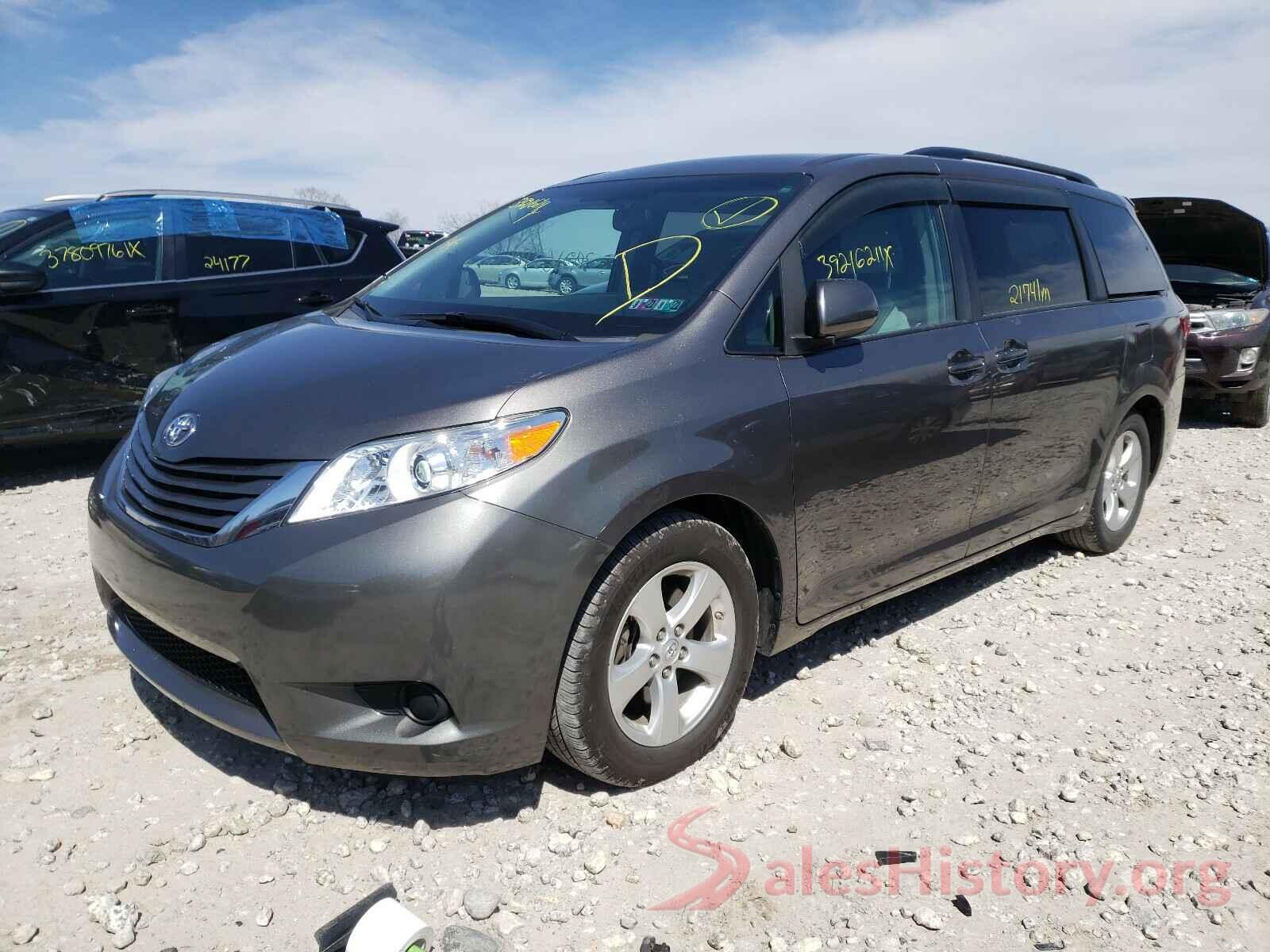 5TDKK3DC5GS734200 2016 TOYOTA SIENNA