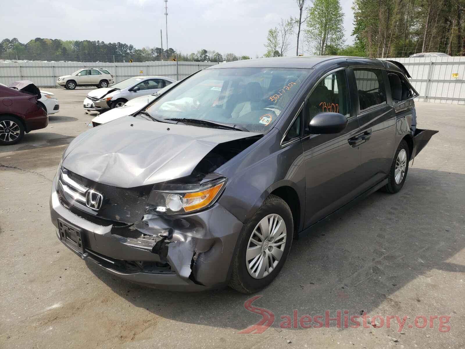 5FNRL5H26GB082863 2016 HONDA ODYSSEY