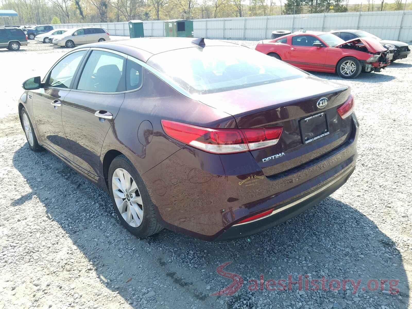 5XXGT4L32GG001694 2016 KIA OPTIMA