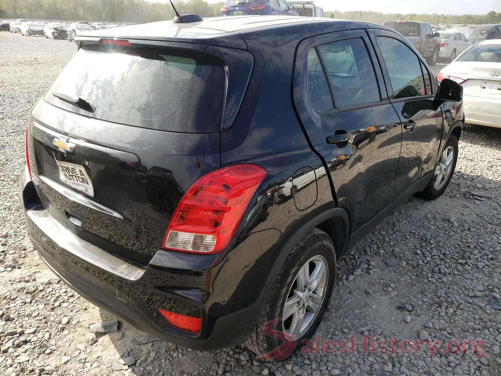 KL7CJKSB4LB071910 2020 CHEVROLET TRAX