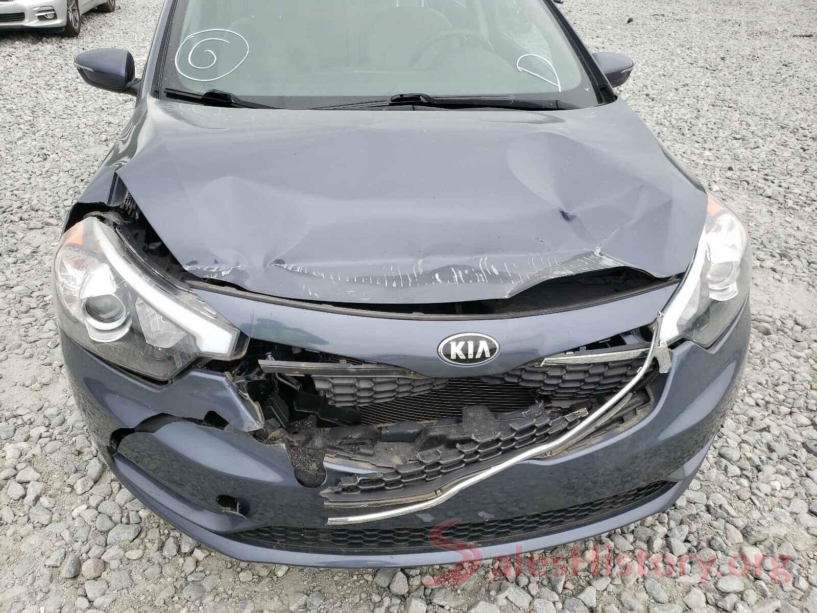 KNAFX4A61G5589943 2016 KIA FORTE