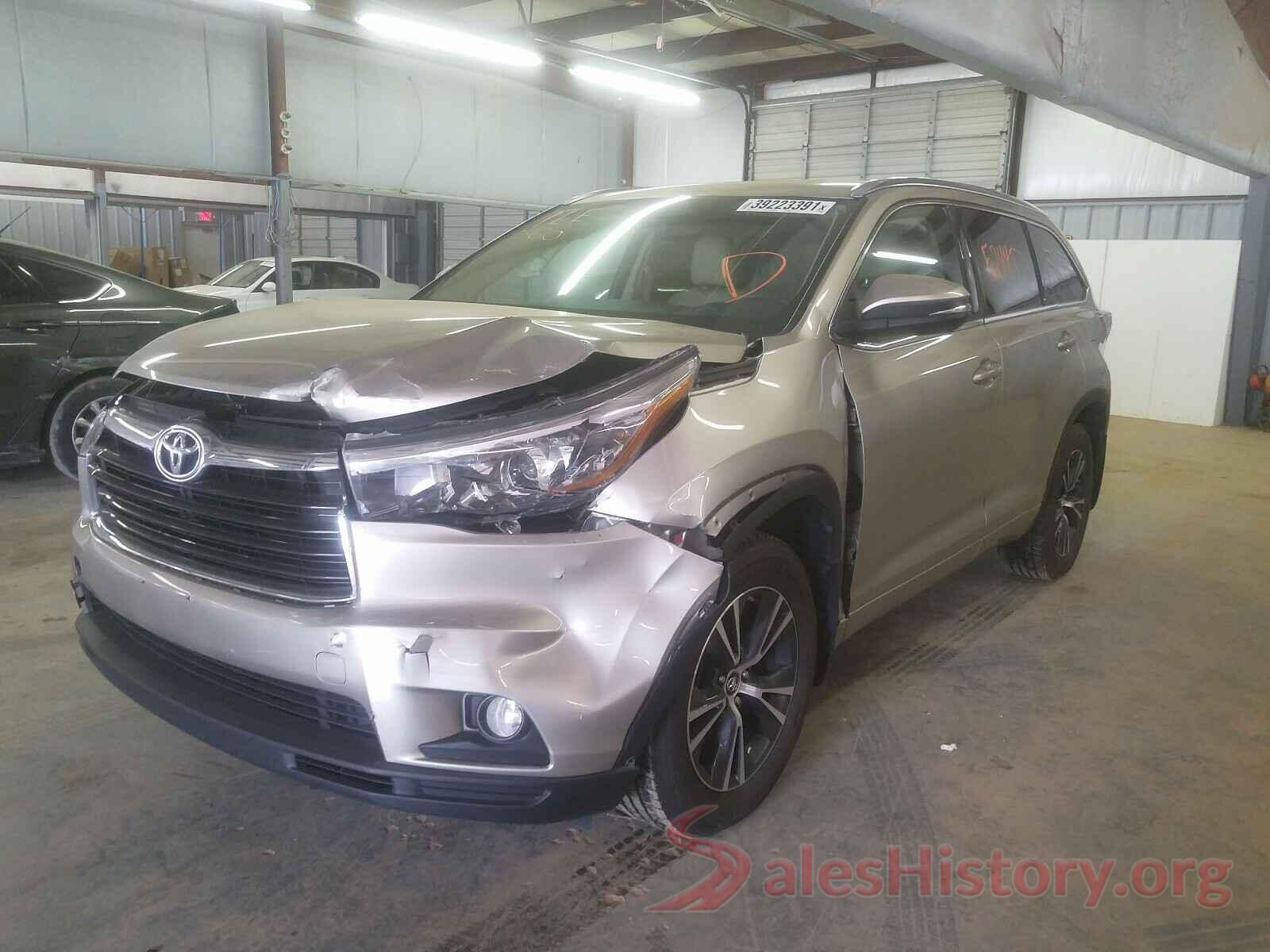 5TDJKRFH7GS308208 2016 TOYOTA HIGHLANDER