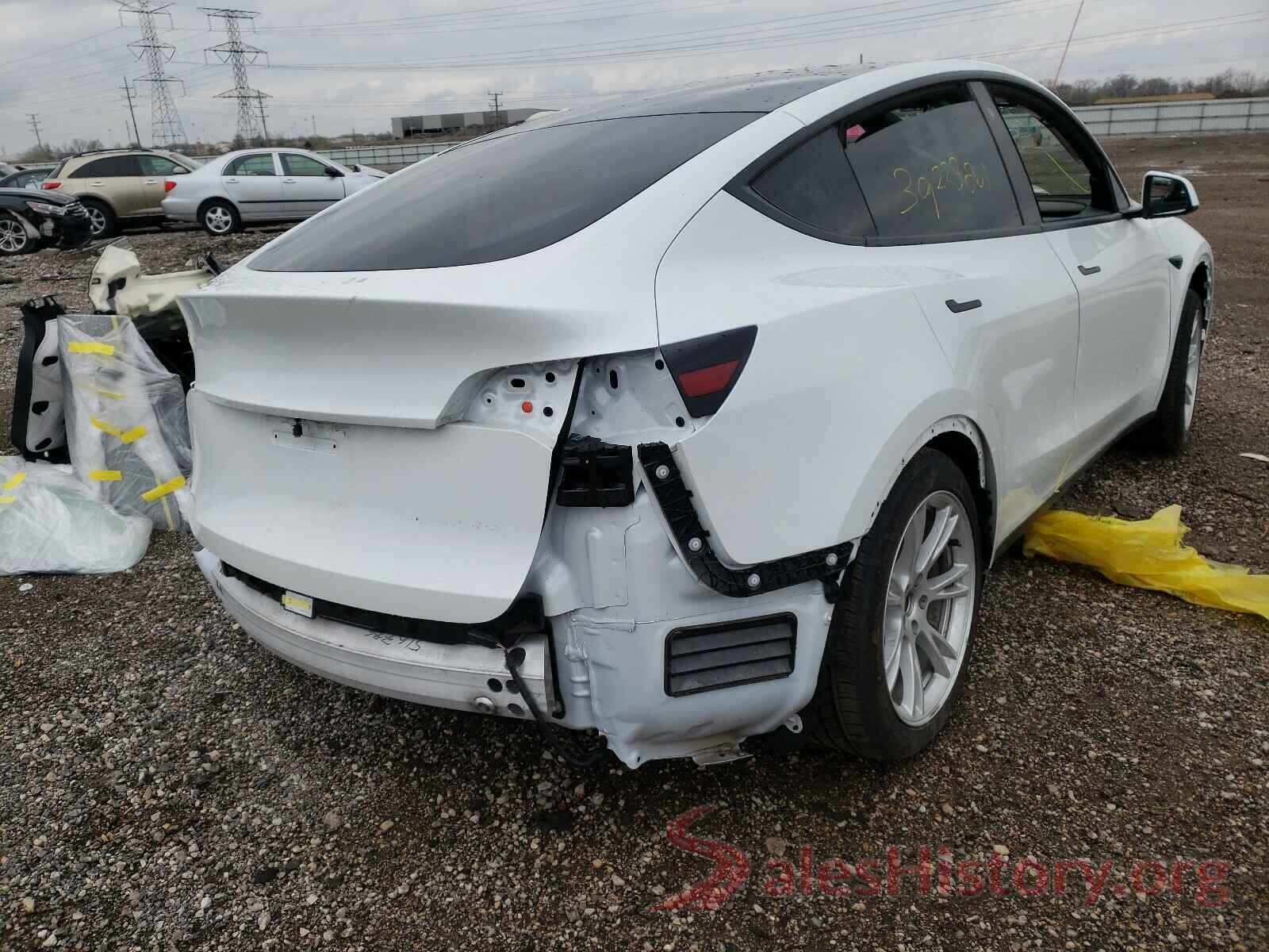 5YJYGDEE4MF075785 2021 TESLA MODEL Y