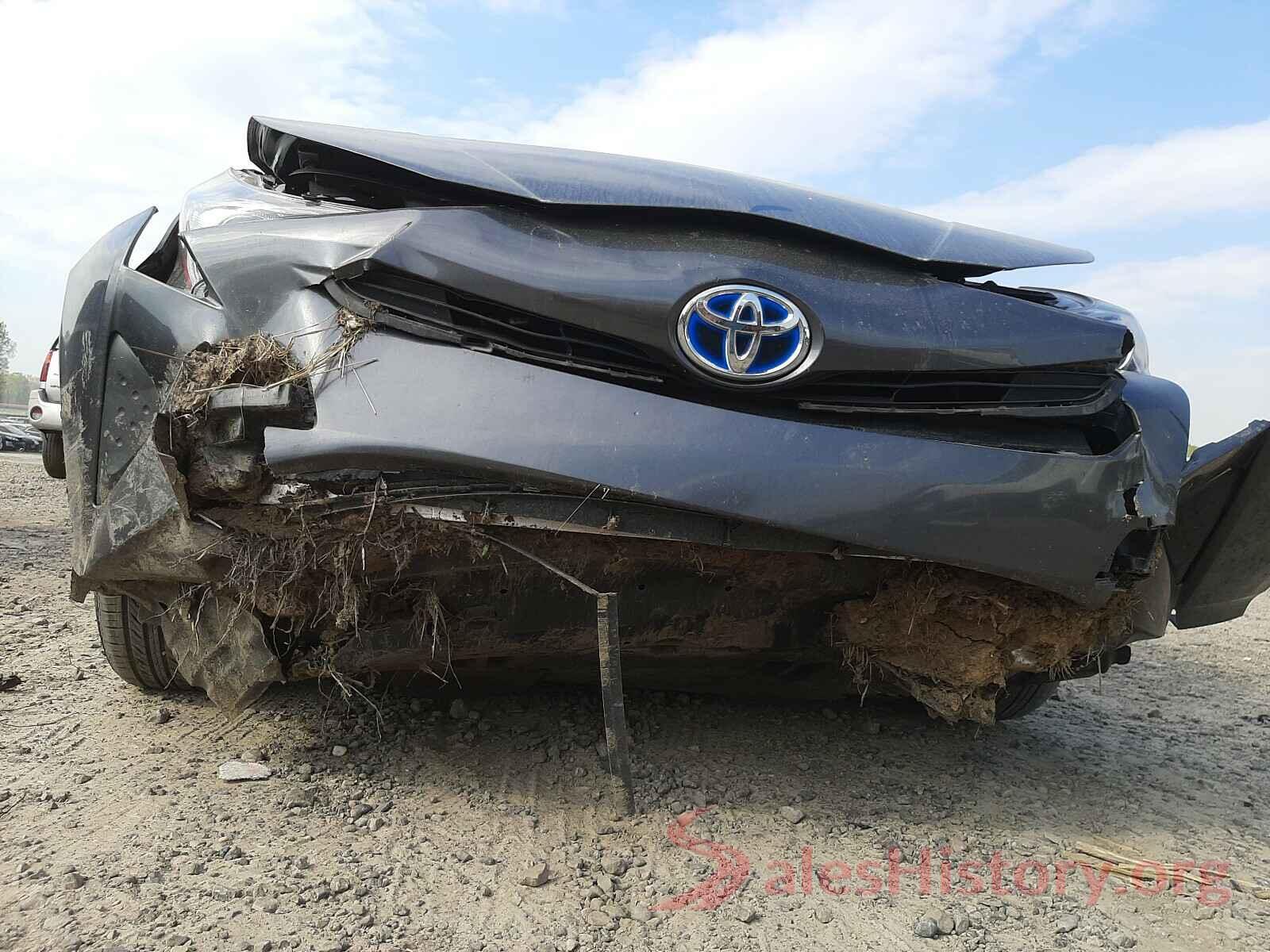 JTDKBRFU4G3012419 2016 TOYOTA PRIUS