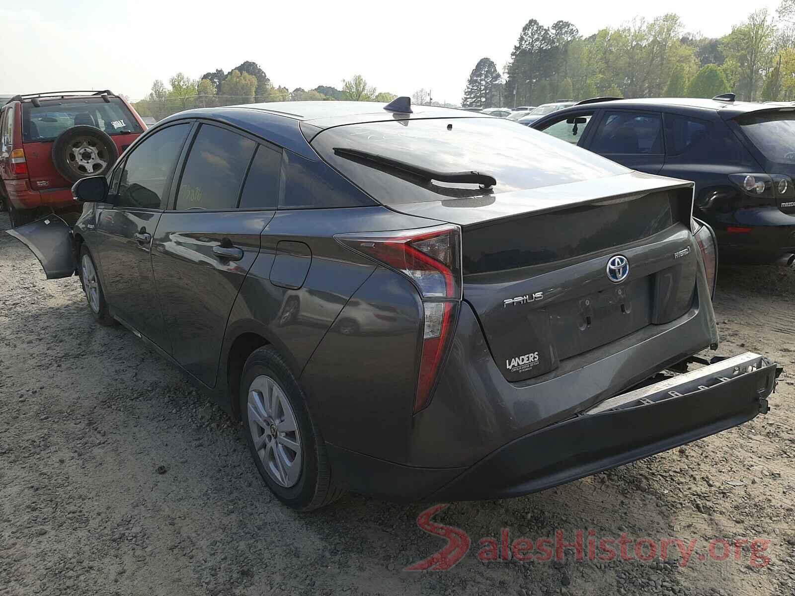 JTDKBRFU4G3012419 2016 TOYOTA PRIUS