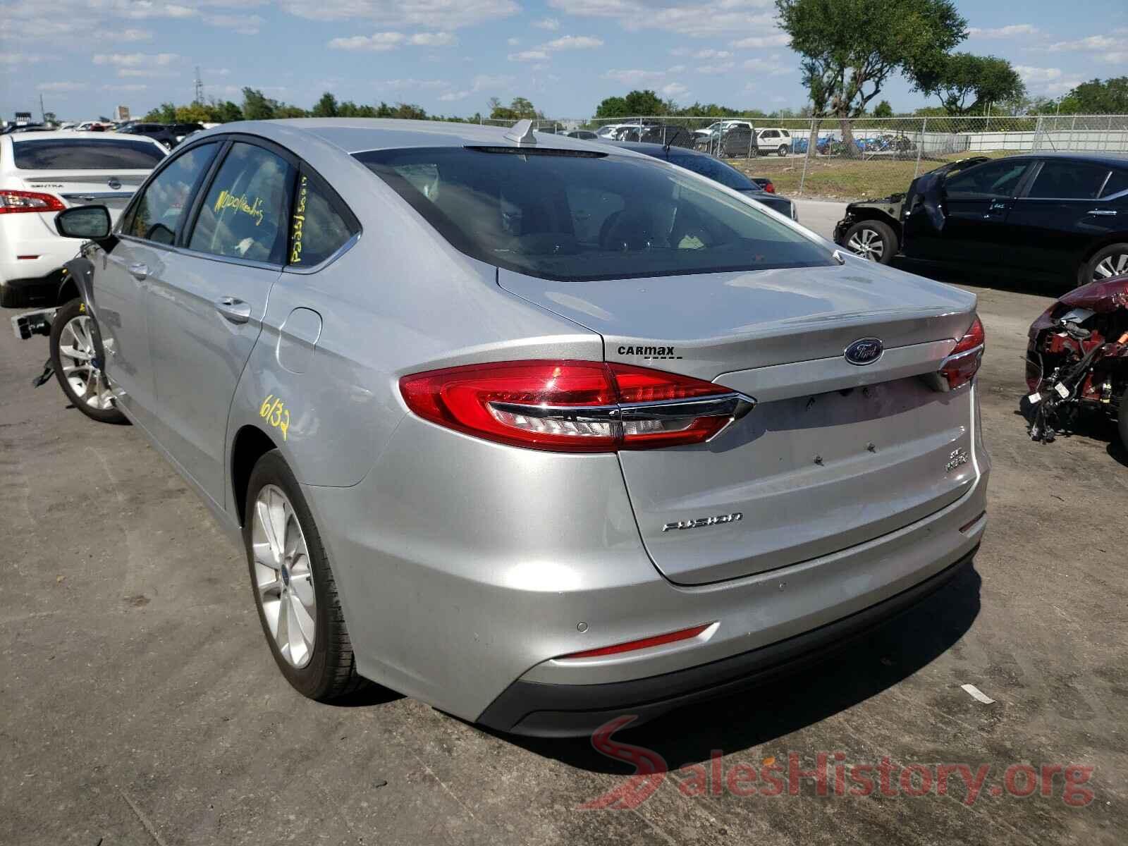 3FA6P0LU6KR220515 2019 FORD FUSION